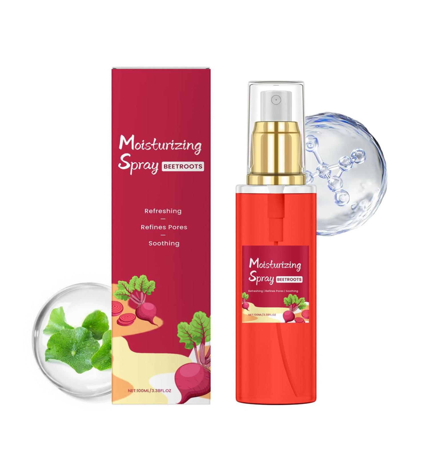 Aislor 100ML Non Greasy Facial Spray for Women Girls Quick Absorbing Hydration Long Lasting Moisturizer Dry Skin Relief Refreshing Skin Care Companion Red One Size One Size Red - Buy Online on GoSupps.com