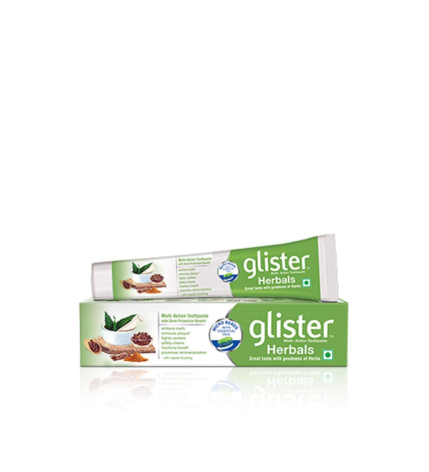 Glister Multi-Action Herbal Toothpaste (190 g) - Pack of 3