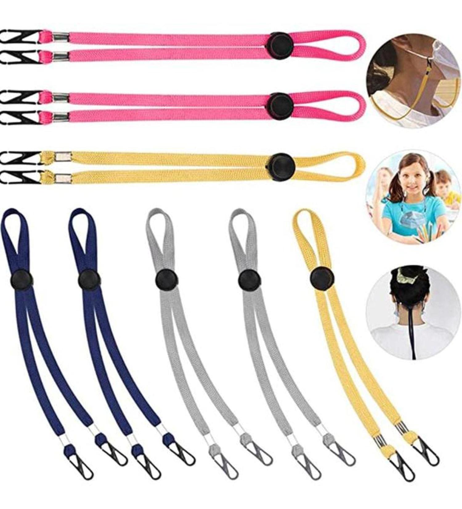 10 Adjustable Ear Cable Hooks - Unisex Bandage Extension Lanyard to Relieve Ear Pain | Buy Now from China 8PC Set - Buy Online on GoSupps.com