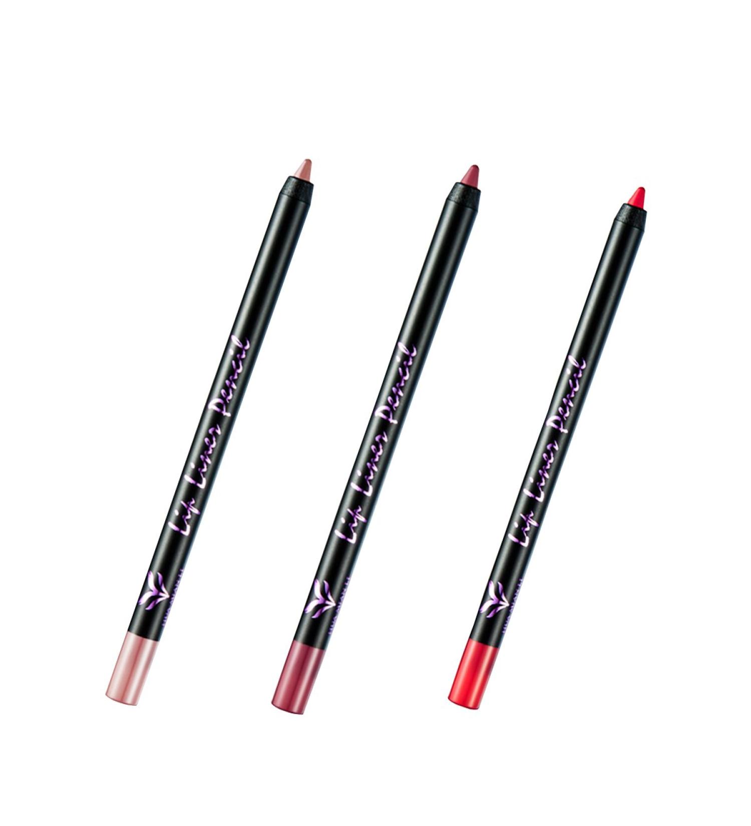 3pcs Matte Waterproof Lipsticks - Long-Lasting Color | Change Wooden Lipstick Pen - Shop Now! - Buy Online on GoSupps.com