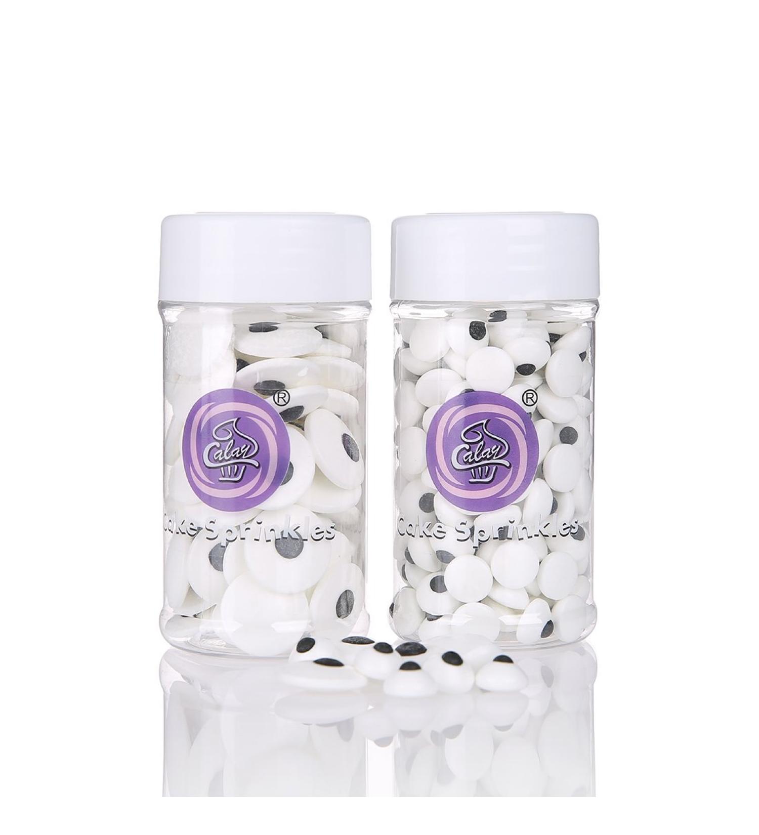 GEORLD 2 Bottle Candy Eyeballs Cake Cupcake Toppers 6.9oz - Mixed Sizes for Cookie Decorations - Buy Online on GoSupps.com