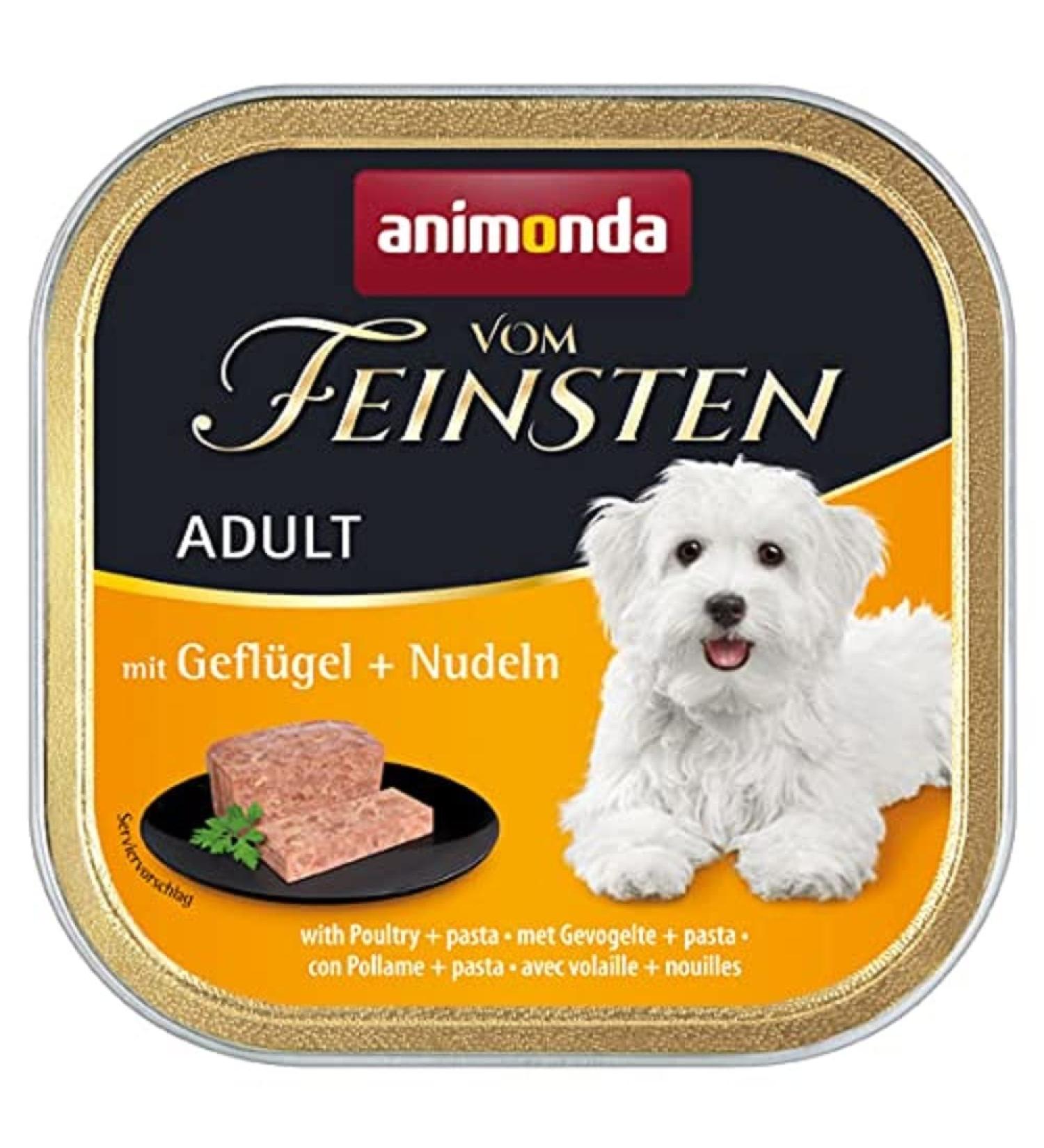 Animonda Adult Dog Food - Premium Wet Food with Poultry & Noodle 22 x 150g Pack - Best International Shipping - Buy Online on GoSupps.com