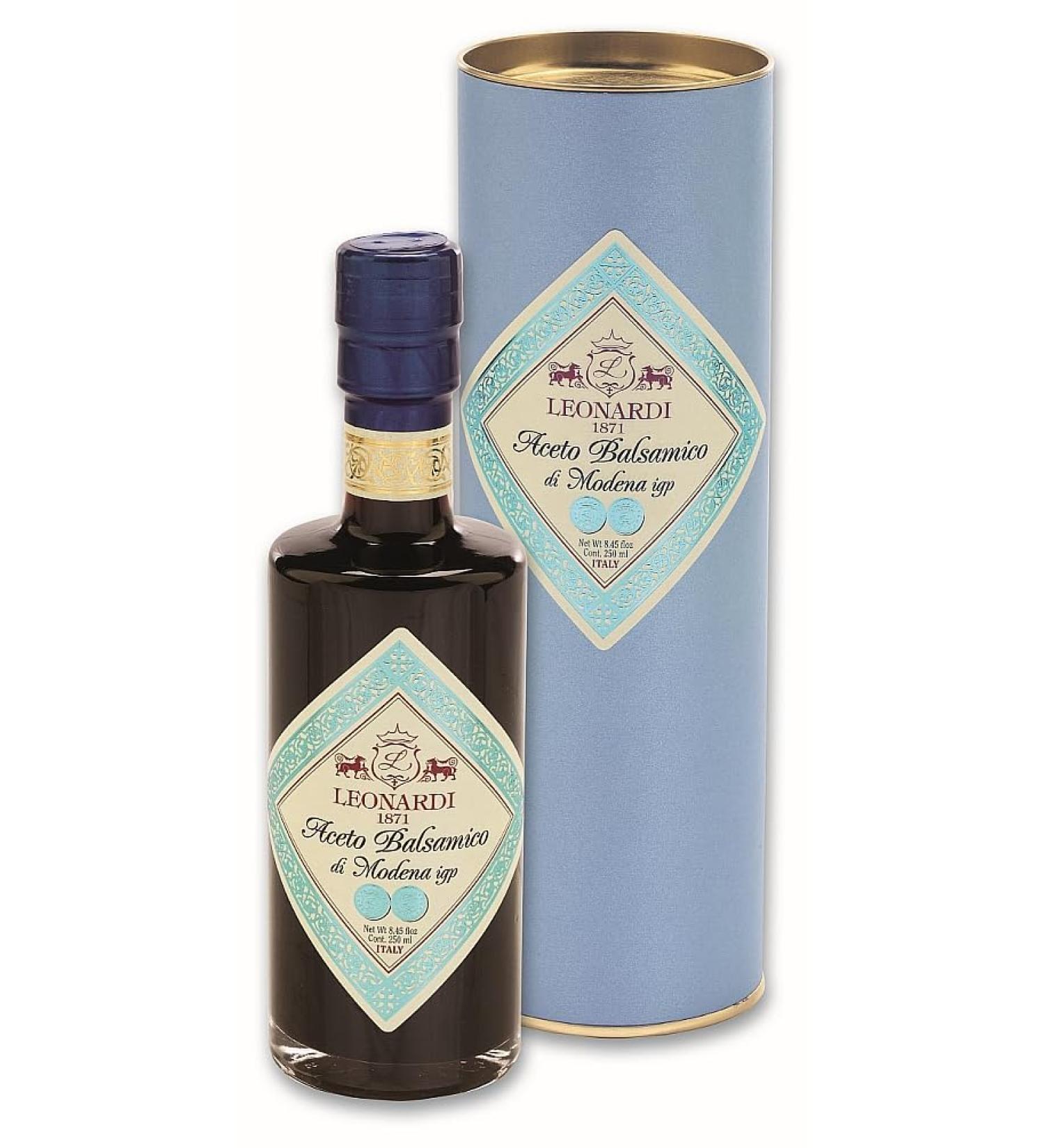 Leonardi - Balsamic vinegar of Modena blue capsule 4 years of age - 2 Medals