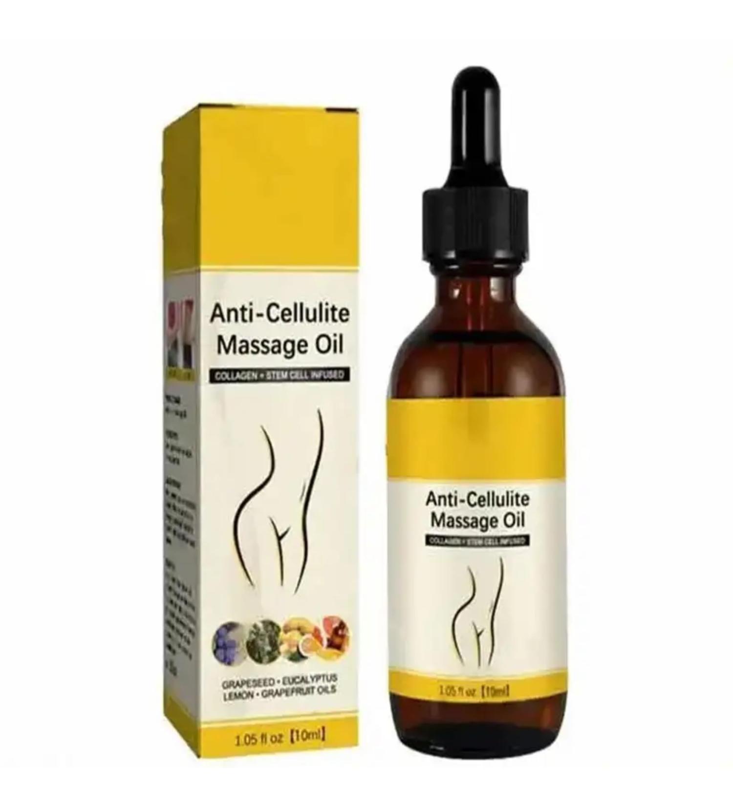Slibridge Anti-Cellulite Massage Oil - Effective Weight Loss Oil with Lotus & Grapefruit | 30 ML for Body Fat Burn - International Shipping Available - Buy Online on GoSupps.com