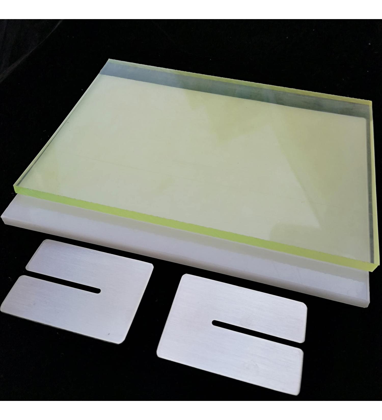 Handmade Leather Craft Punching Pad - White Plastic Cutting Board Mat for Stamping, Punching, and Chiseling - Buy Online on GoSupps.com