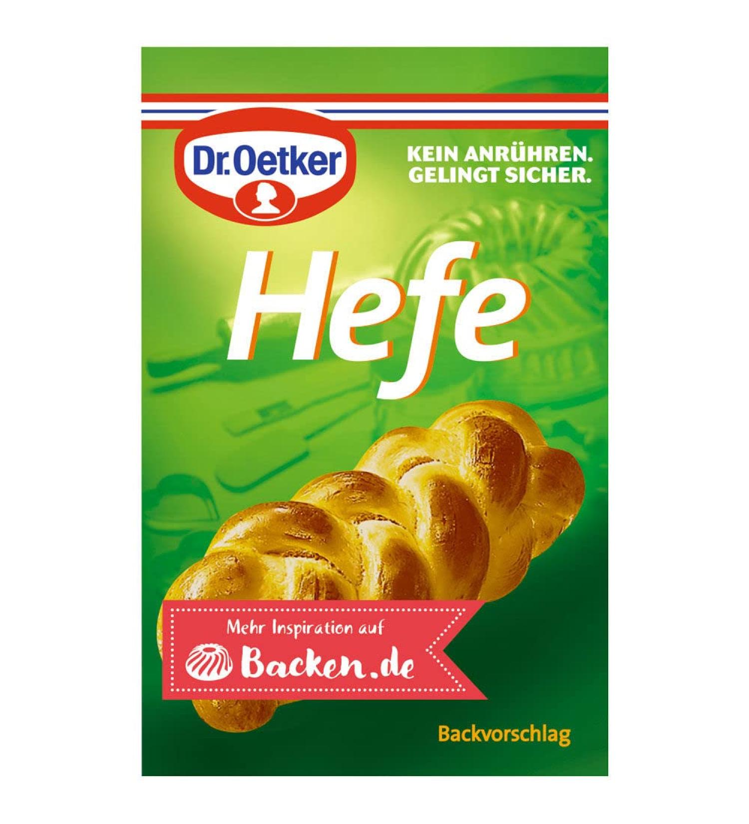 Dr Oetker Hefe Yeast 4X 7G - Premium Quality Instant Yeast Pack - Buy Online on GoSupps.com