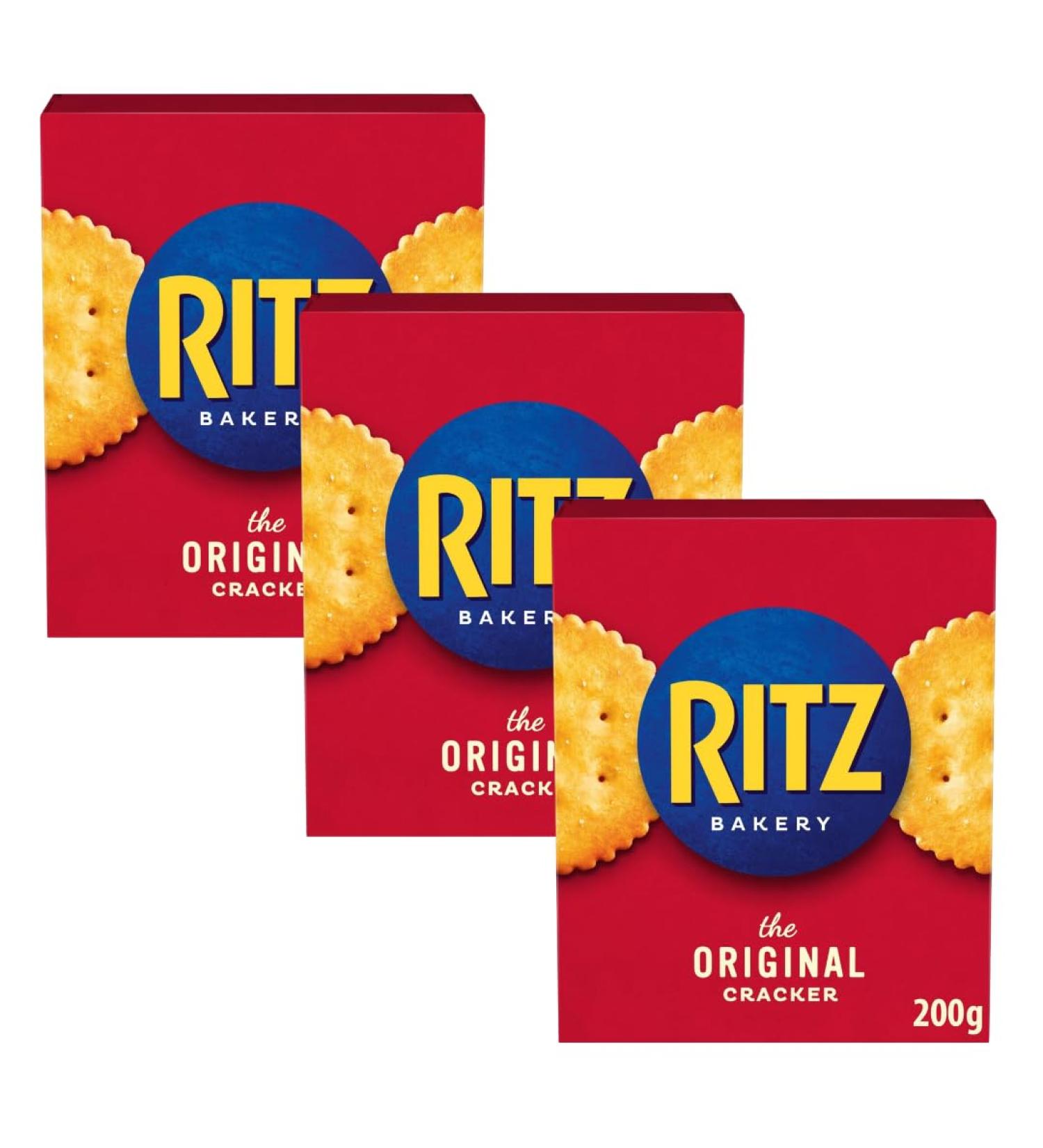Cracker Bundle Consisting of Ritz Crackers Original 200g (3 Pack) - Buy Online on GoSupps.com