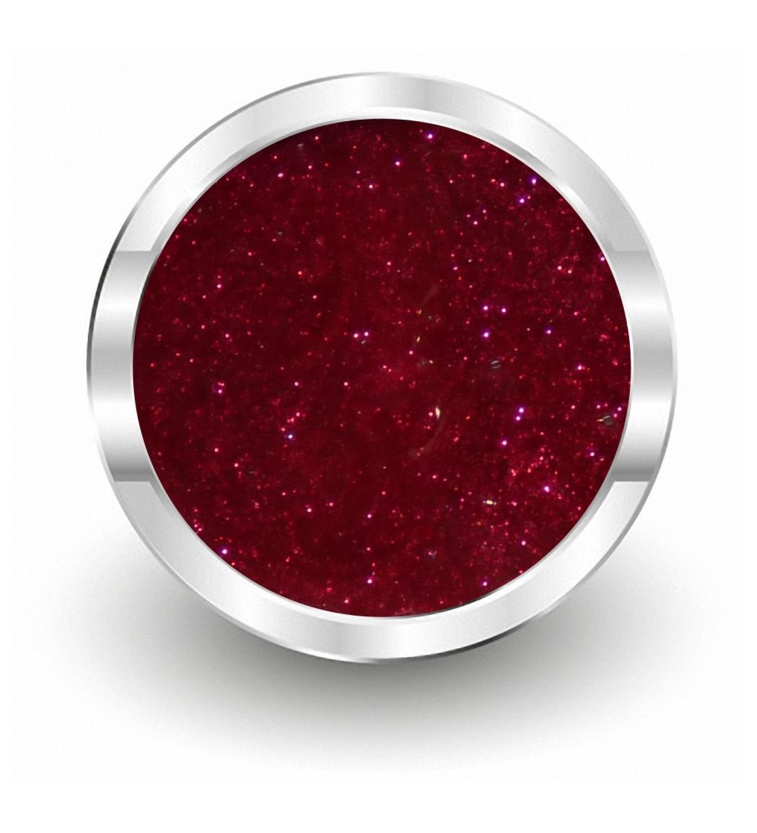 NAILFUN PRIME Color Gel 141 Glitter Red - UV and LED Gel - 1x 5ml