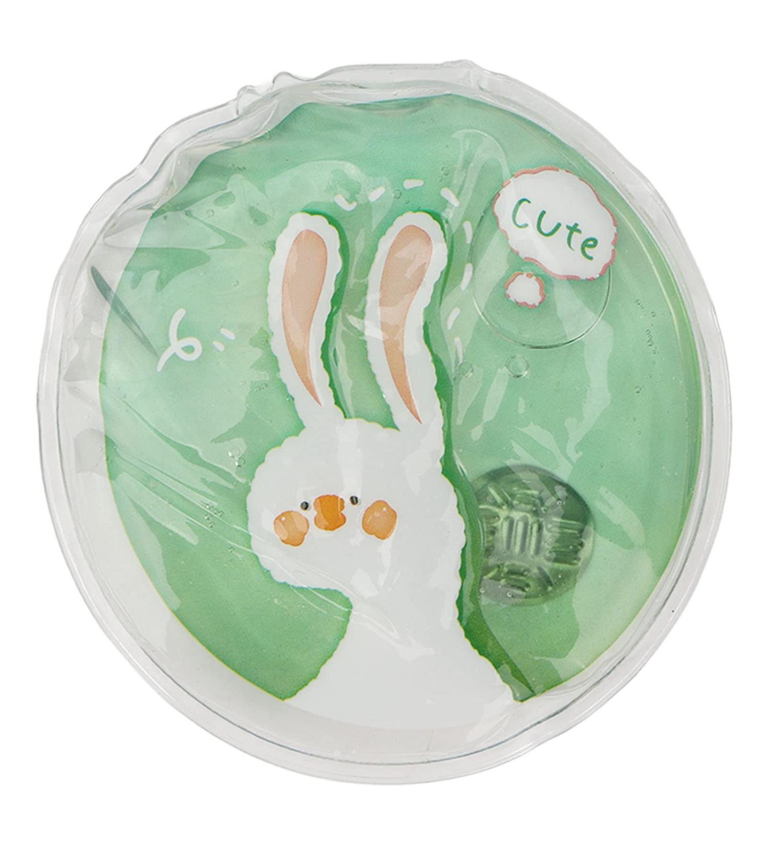Reusable Heat Pack - Cute Round Rabbit Mini Instant Heating Click Pocket Warmer for Kids | International Shipping - Buy Online on GoSupps.com