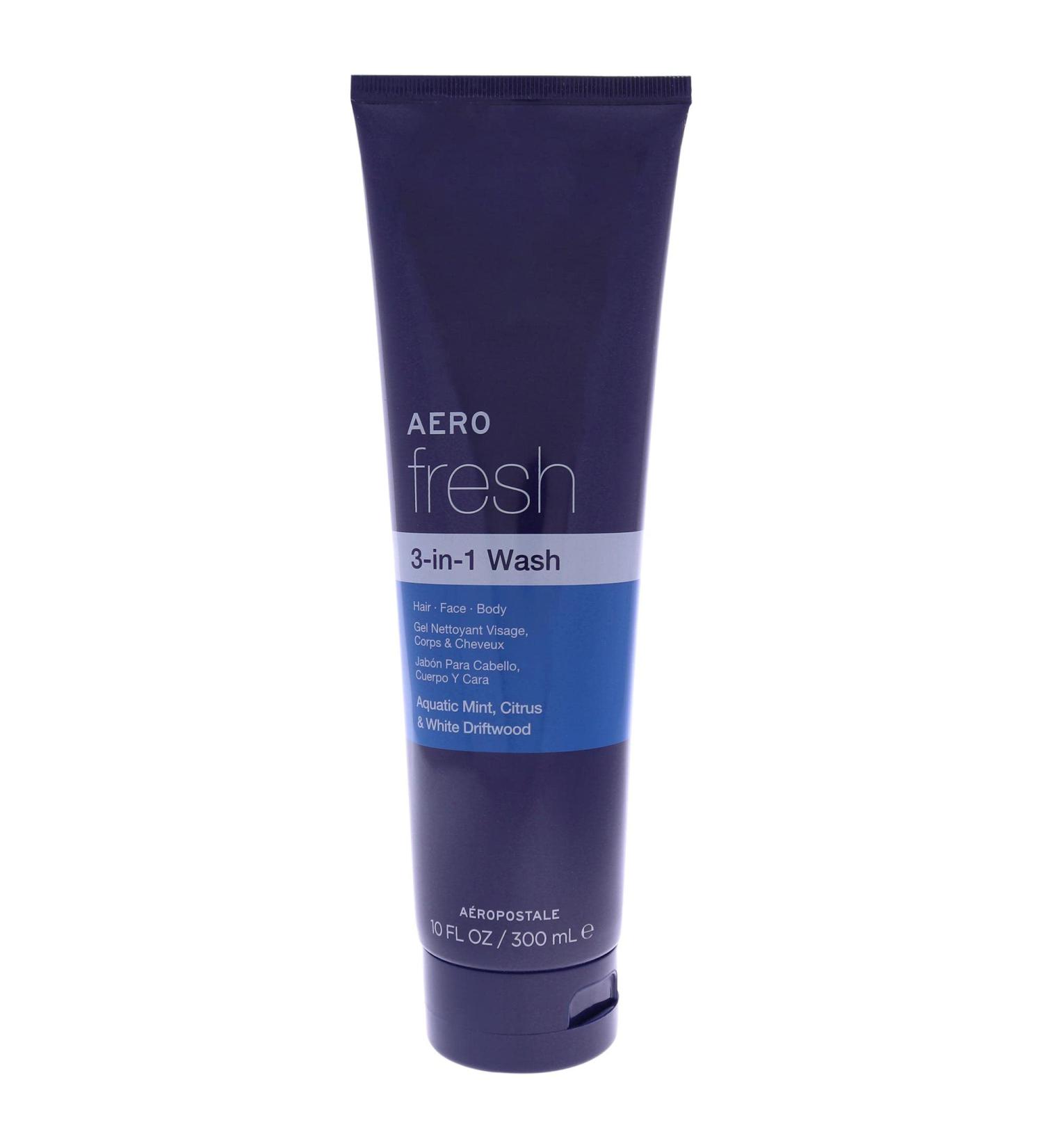Aeropostale Aero Fresh 3-In-1 Wash Body Wash Men 10 oz