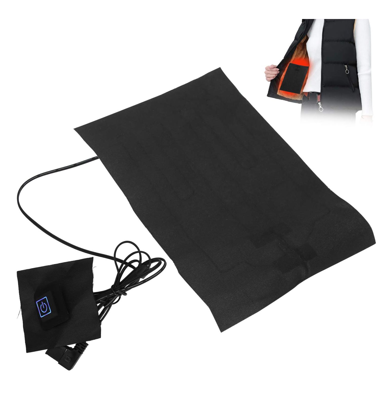 Okjhfd Electric Heating Pad for Clothes - Waterproof Temperature Adjustable USB Heating Sheet with Switch - International Shipping Available - Buy Online on GoSupps.com