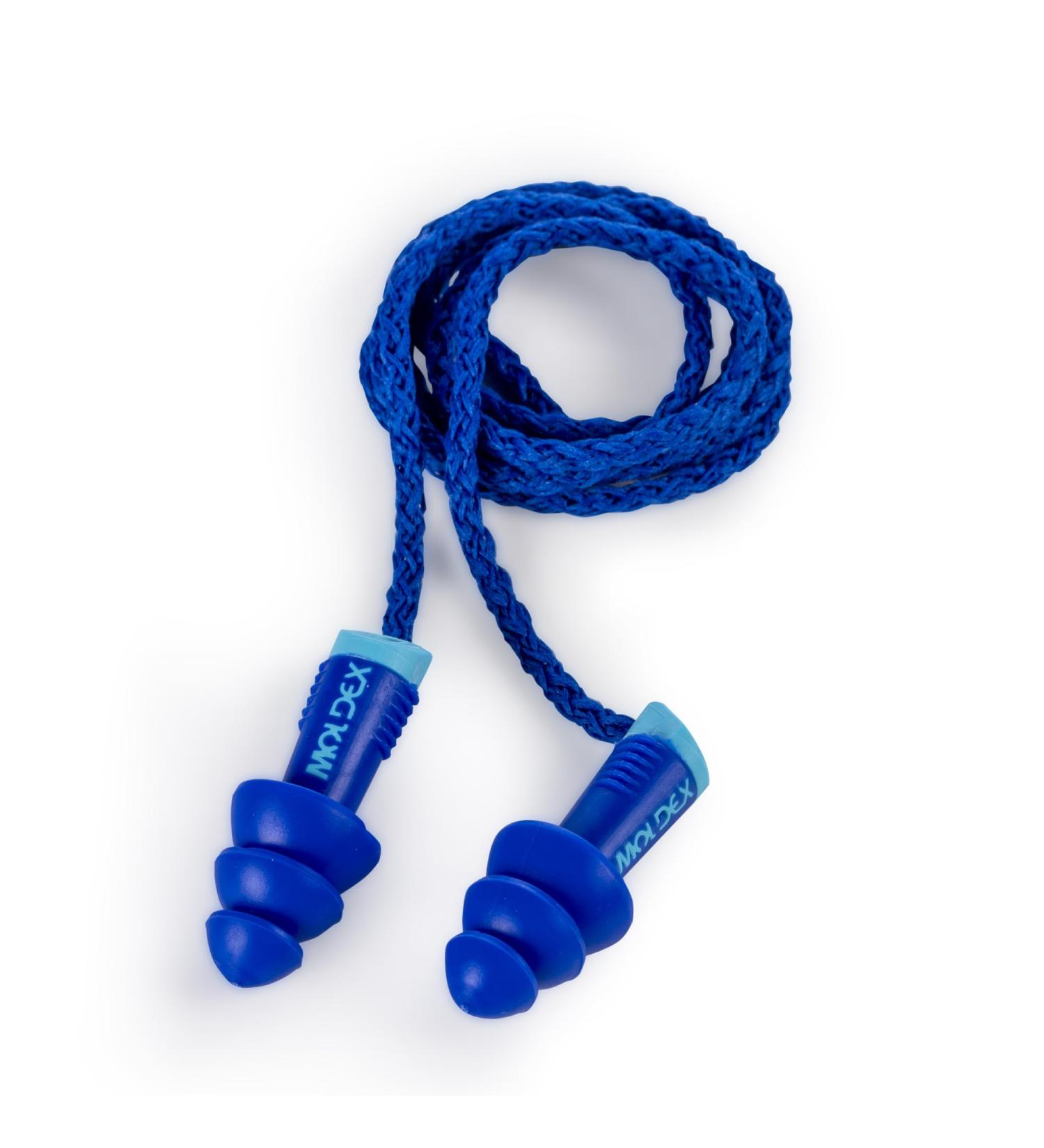 Moldex Alphas Metal Detectable Corded Reusable Earplugs 6436 - NRR 27dB | Safe & Comfortable Noise Protection for International Shipping - Buy Online on GoSupps.com