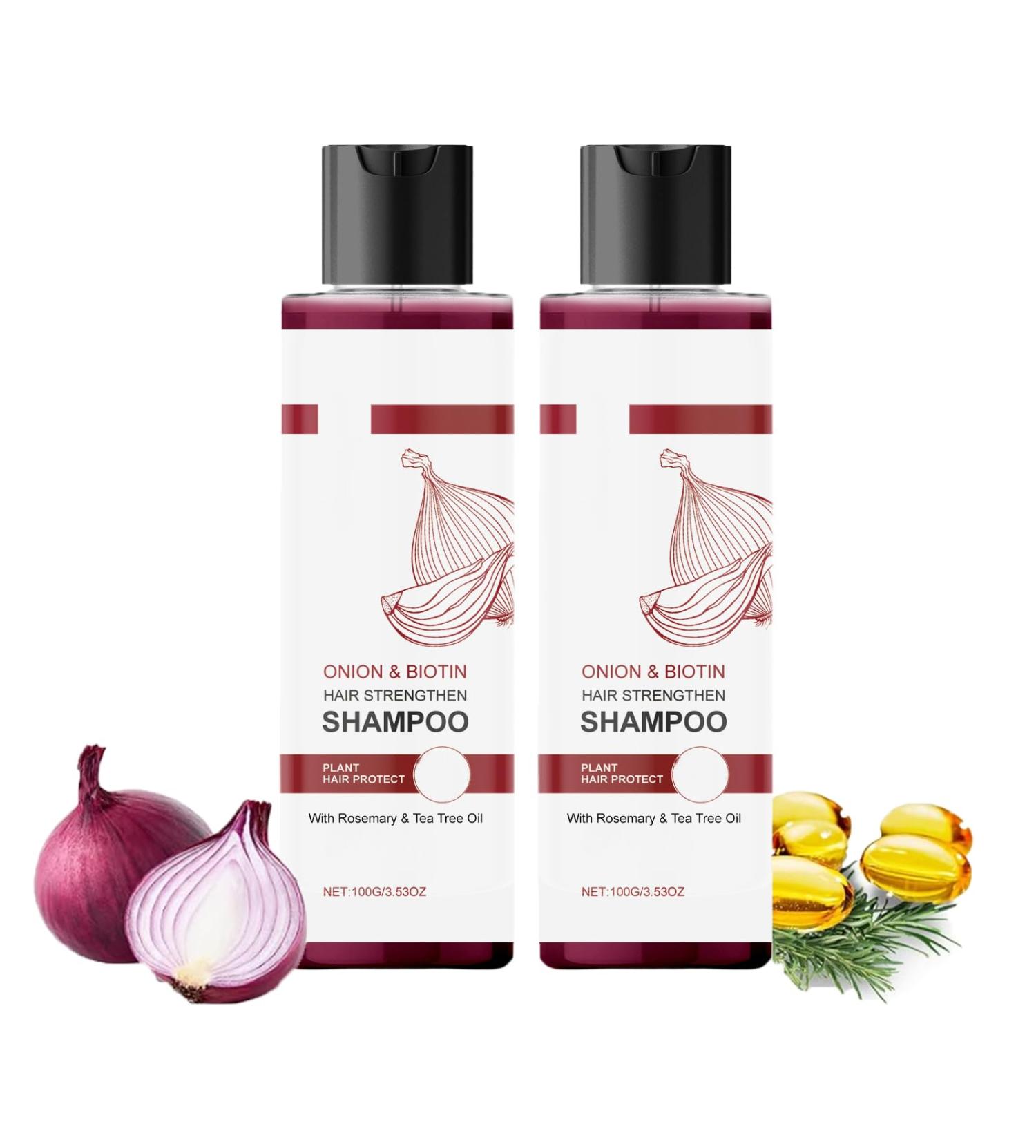  homomdy Onion and rosemary shampoo for healthier thicker and stronger hair cares for the scalp reduces hair loss and split ends and repairs thinning hair. - Buy Online on GoSupps.com
