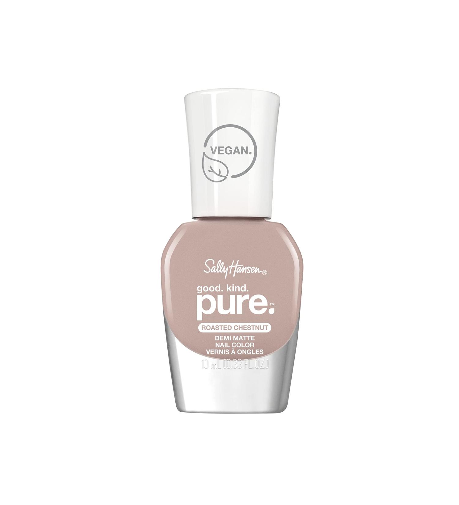 Sally Hansen Good.Kind.Pure Demi Matte Vegan Nail Color in Roasted Chestnut - 0.33 fl oz - Buy Online on GoSupps.com