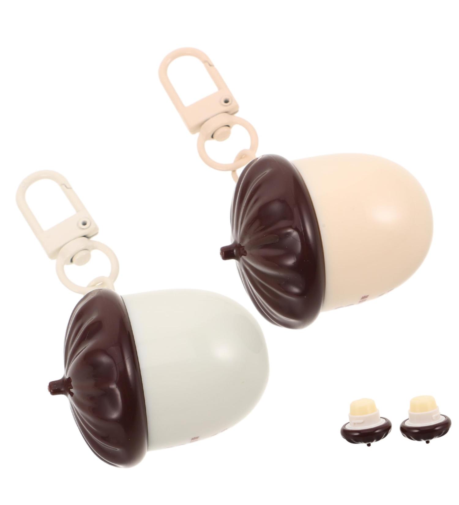  TOGEVAL 2 Piece Kawaii Lip Gloss Lip Balm Moisturizing Nourishing Chestnut Lip Balm Formula Suitable for Sensitive Children's Skin for School Outdoor Daily Use - Buy Online on GoSupps.com