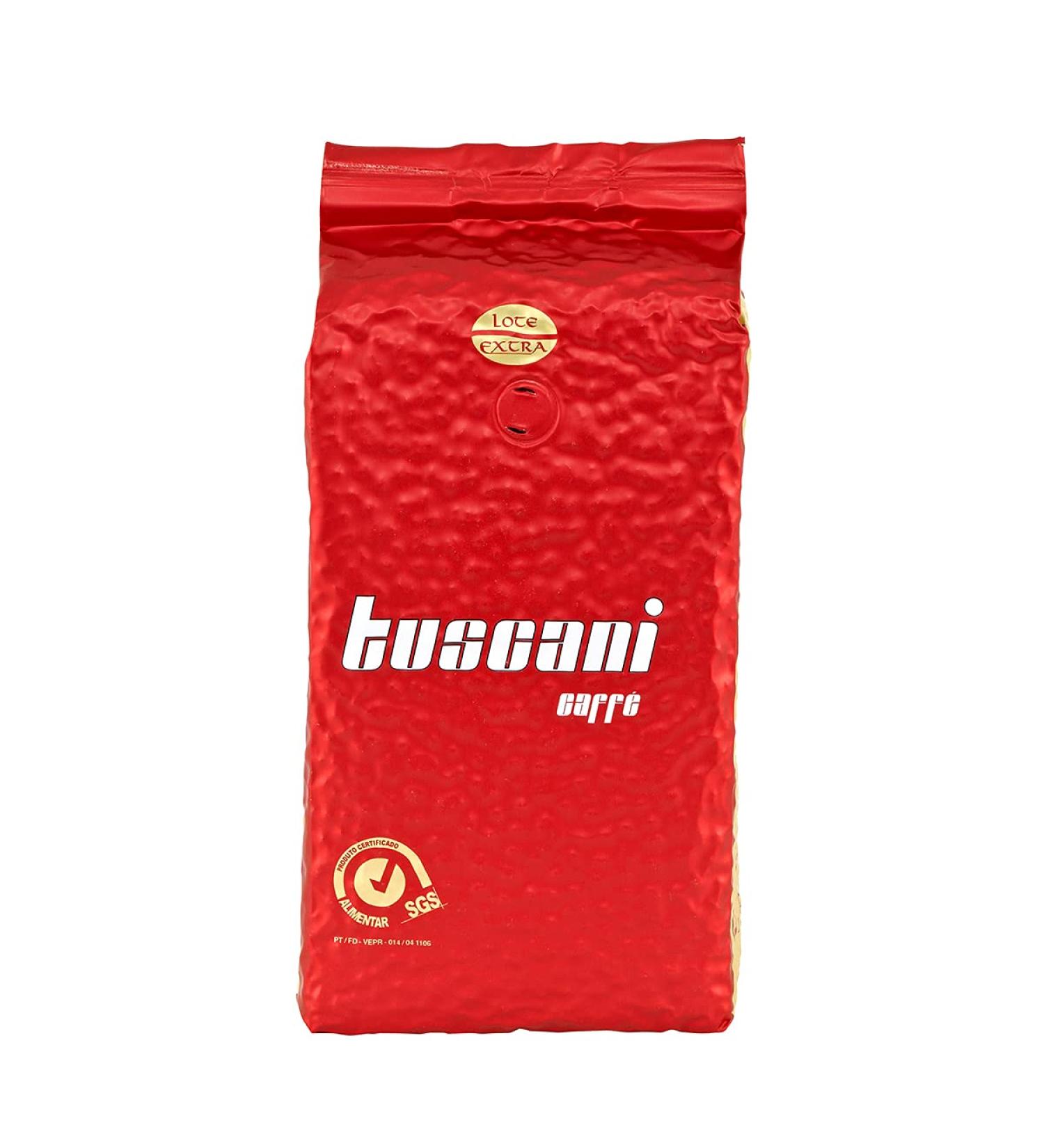 Caffe Tuscani Lote Extra Traditional Portuguese Roasted Coffee Beans 1 kg Red - Buy Online on GoSupps.com