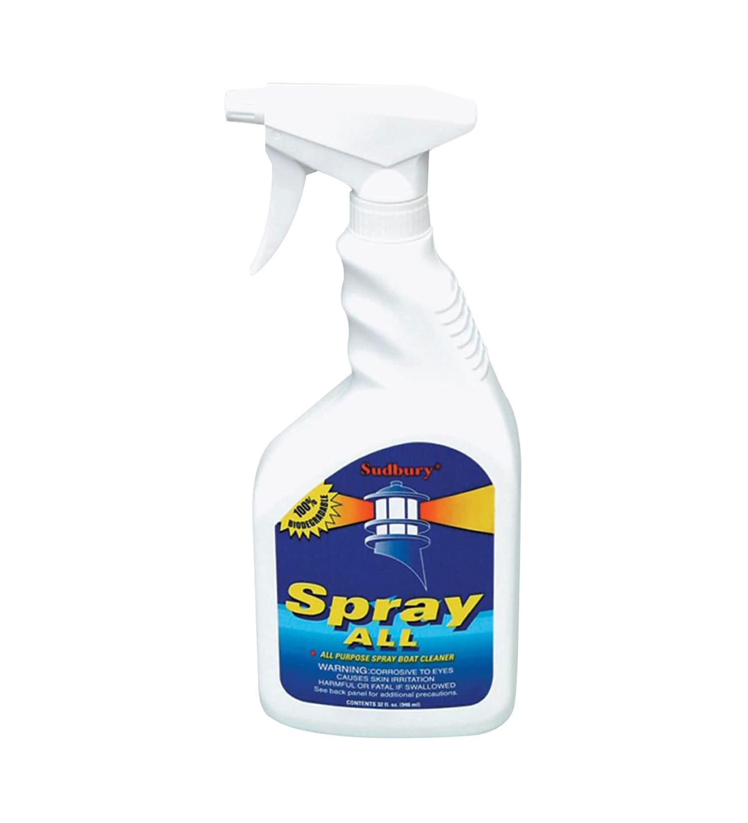 Sudbury Spray All - All-Purpose Boat Cleaner & Black Streak Remover | 32 oz - Essential Marine Cleaning Spray for Stains & Rust - Buy Online on GoSupps.com