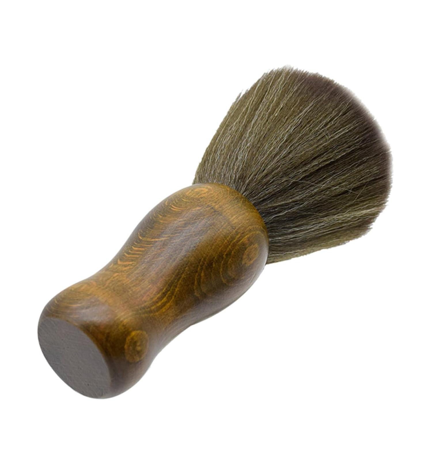 Frcolor Vintage Hair Removal Brush - Wooden Shaving Brush for Salon & Home Use | 15.5x3.2cm - Buy Online on GoSupps.com