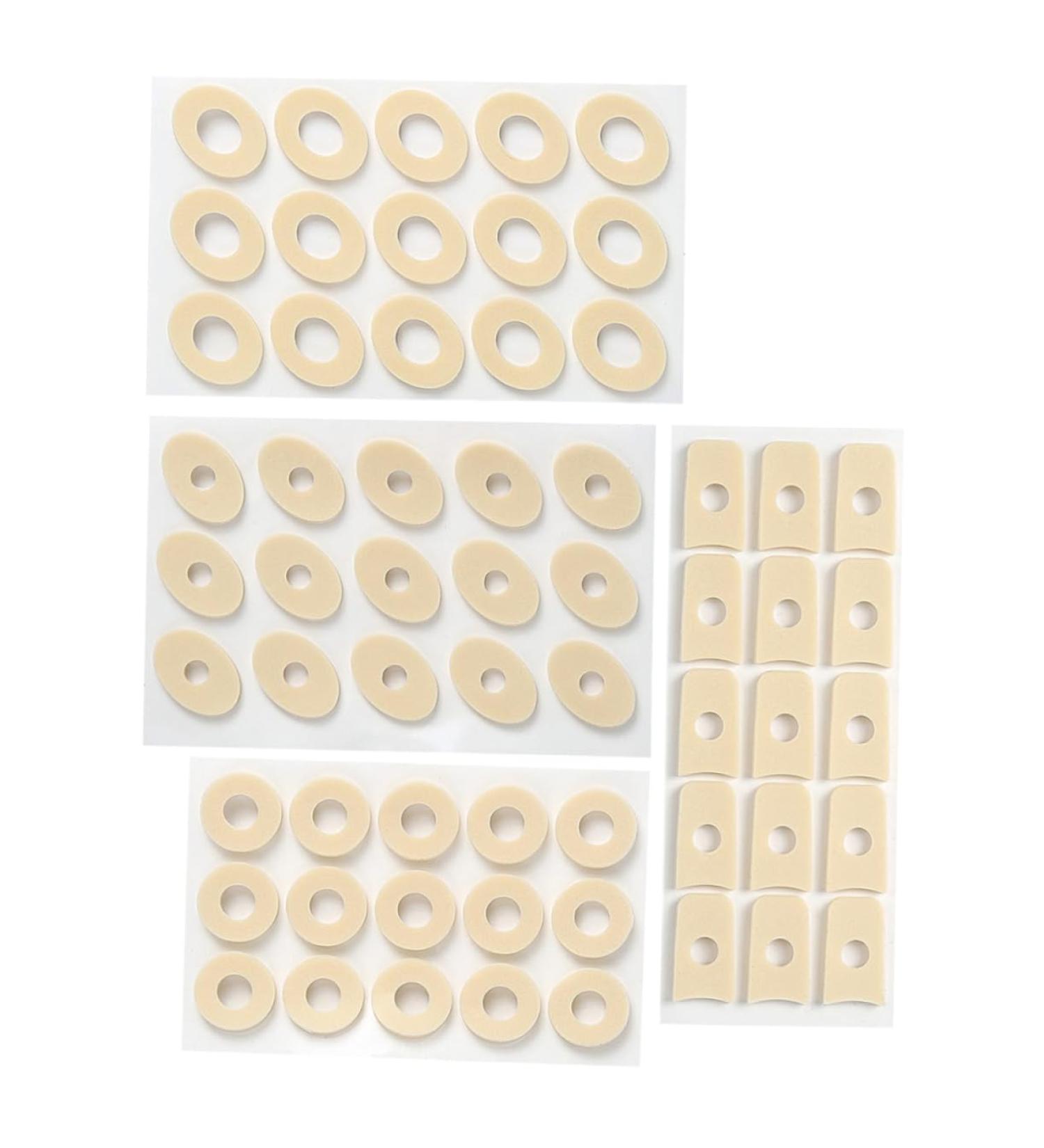 minkissy 4sheets Latex Corn Stickers Toe Separator Corn Cushions Corn Shoes Sticker Toe Feet Pads Foam Callus Cushions Corn Cushion Pads Corn Protector Pad Foot Stickers Latex Sponge Care - Buy Online on GoSupps.com