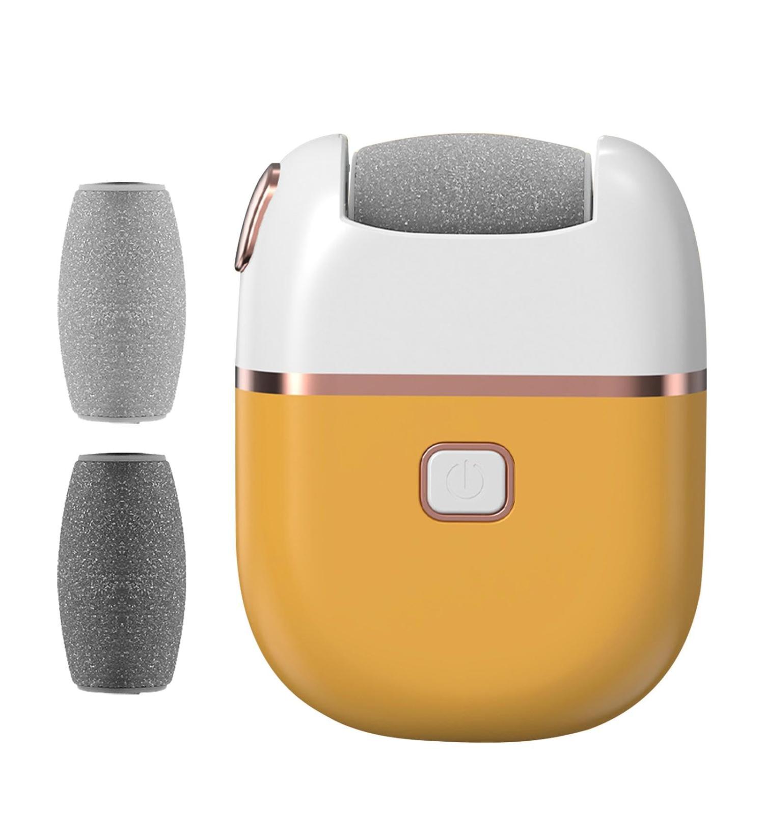 Electronic Foot File Pedicure Tool Portable Electronic Foot File Pedicure Portable Electronic Pedicure Foot Care for Dead Skin and Pedicure at Home Yellow - Buy Online on GoSupps.com