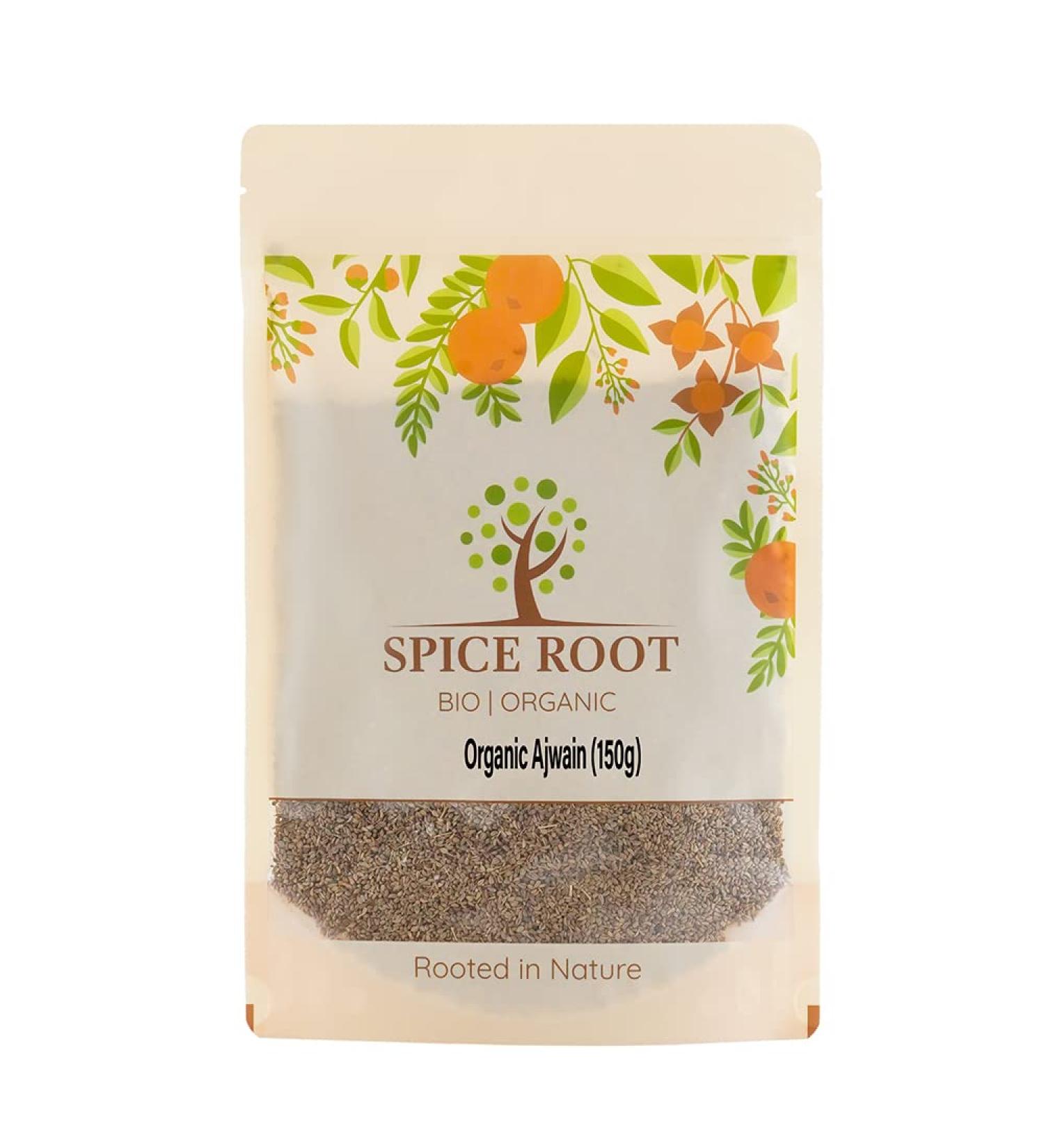 Premium Certified Organic Ajwain 150g (Bishop's Weed Carom Seeds) - Top Quality - Buy Online on GoSupps.com