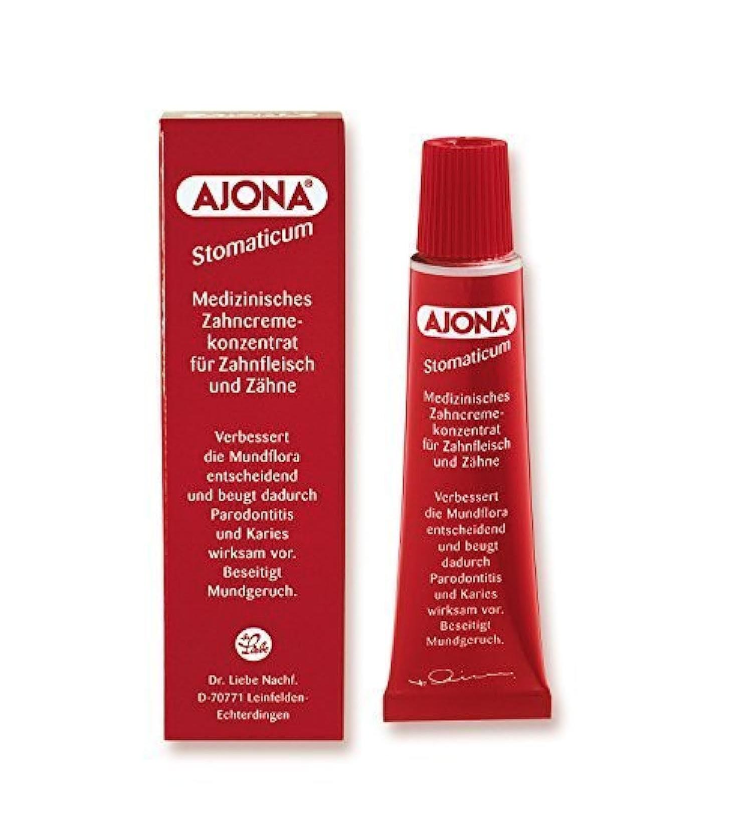 Ajona Stomaticum medical toothpaste 25ml - Made in Germany by Ajona