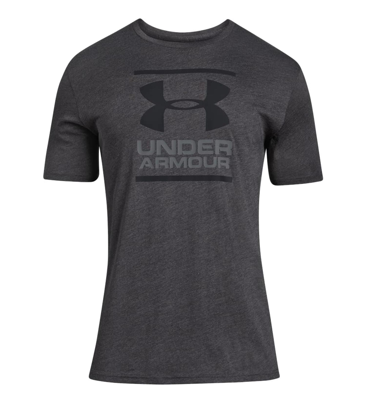 Buy Under Armour Men's UA GL Foundation T-Shirt - Charcoal Medium Heather - XL | International Shipping Available - Buy Online on GoSupps.com