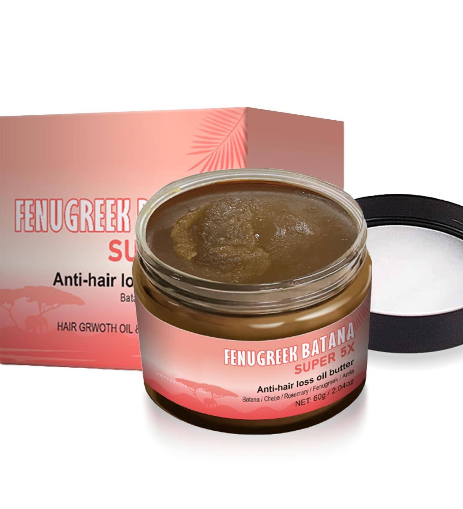 Batana Oil Pure Batana Oil for Hair Growth Super 5X Veganic Natural Hair Growth Oil Repair Damaged Hair & Skin Effective Against Regional Alopecia Promote Hair Regrowth - 60ml - Buy Online on GoSupps.com