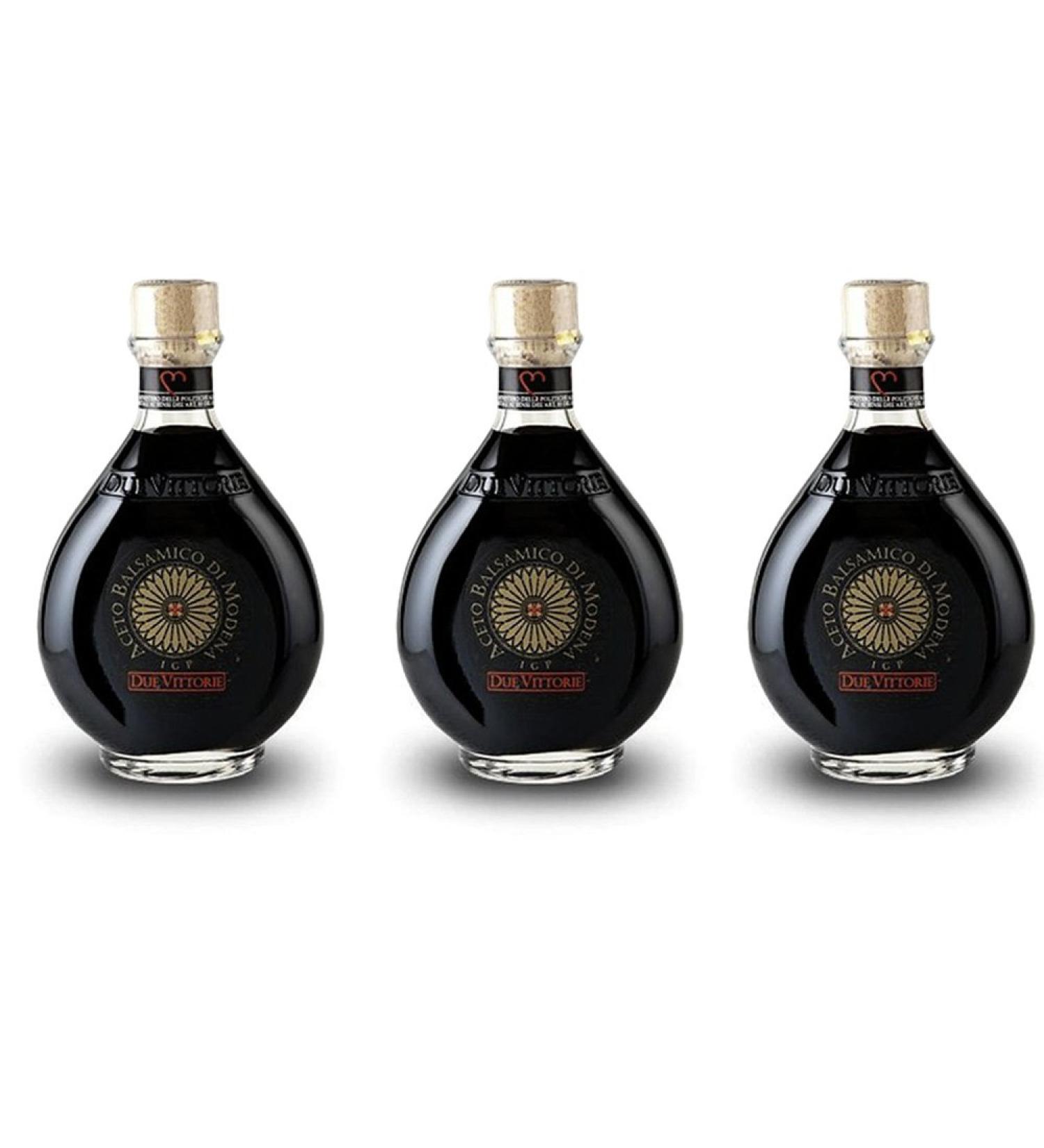  Due Vittorie Due Vittorie Golden Balsamic Vinegar from Italy imported from Balsamic Vinegar 250 ml (pack of 3) - Buy Online on GoSupps.com