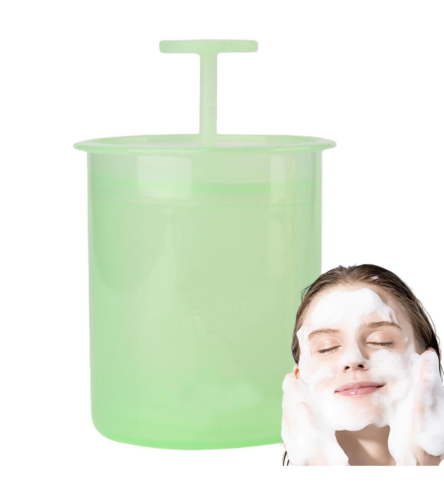 Face Wash Foam Maker detergente schiumogeno quotidiano detergente schiumogeno per il viso idratante per la pelle delicato Face Wash Foamer - bottiglia di schiuma detergente manuale portatile - deter Green - Buy Online on GoSupps.com