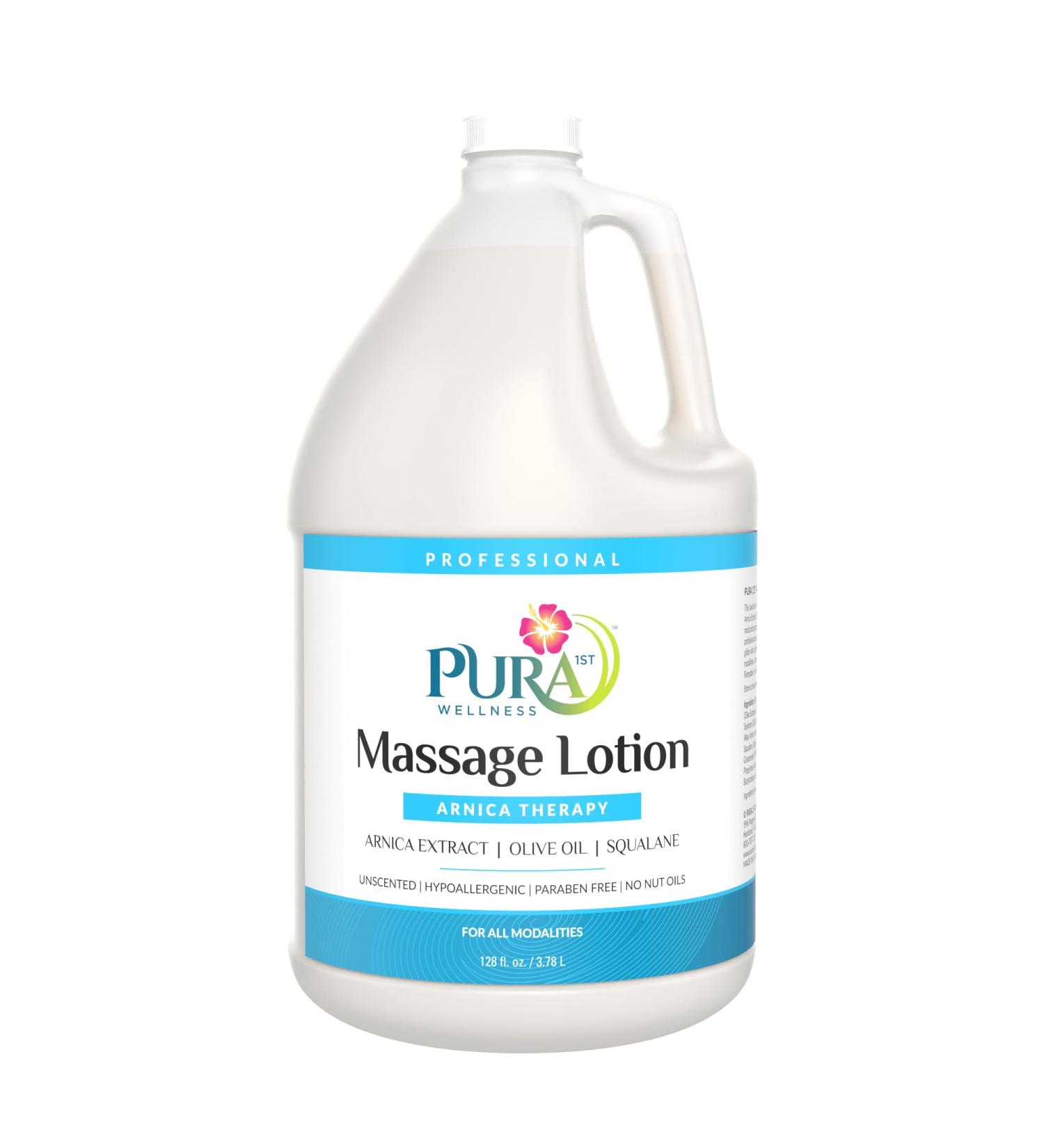 Professional Arnica Therapy Massage Lotion - Unscented Hypoallergenic Natural Deep Tissue Relief & Skin Moisturizer - 128oz for Wellness & Physical Therapy - Buy Online on GoSupps.com