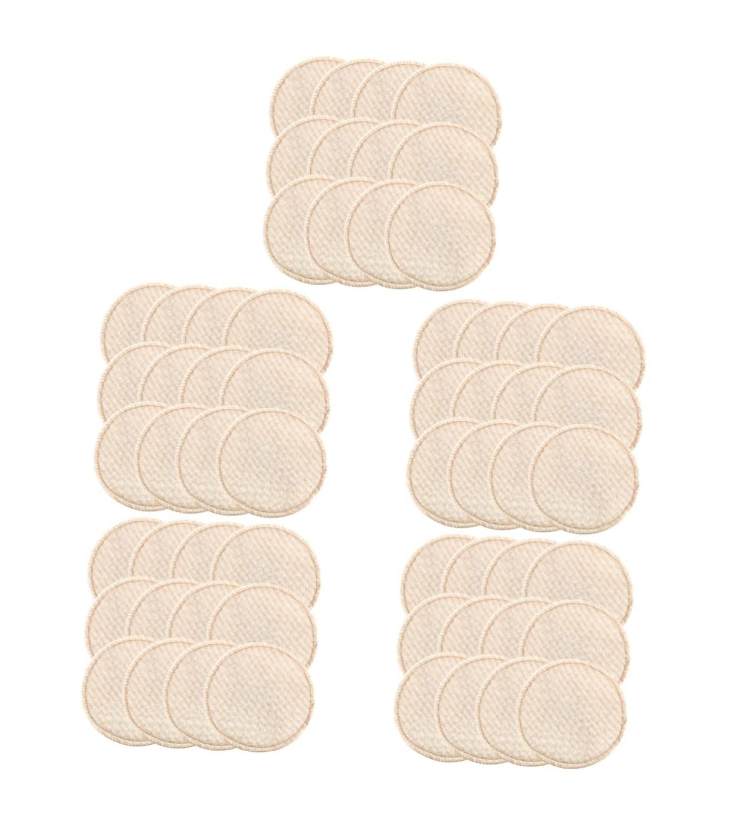 Toyvian 60 Pcs Nursing Pads - Heart Shaped Organic & Washable Breastfeeding Essentials - Buy Online on GoSupps.com