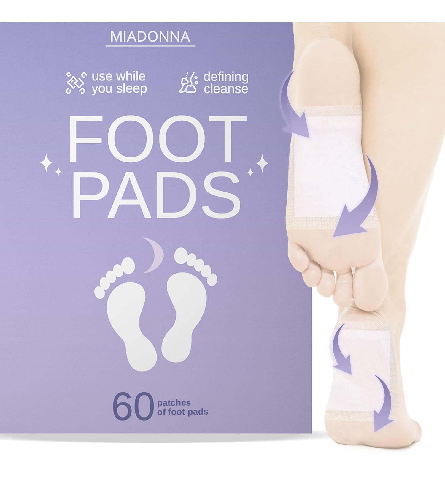 Organic Ginger Bamboo Foot Pads (60 Pack) - Natural Odor Removal & Rapid Foot Care - Buy Online on GoSupps.com
