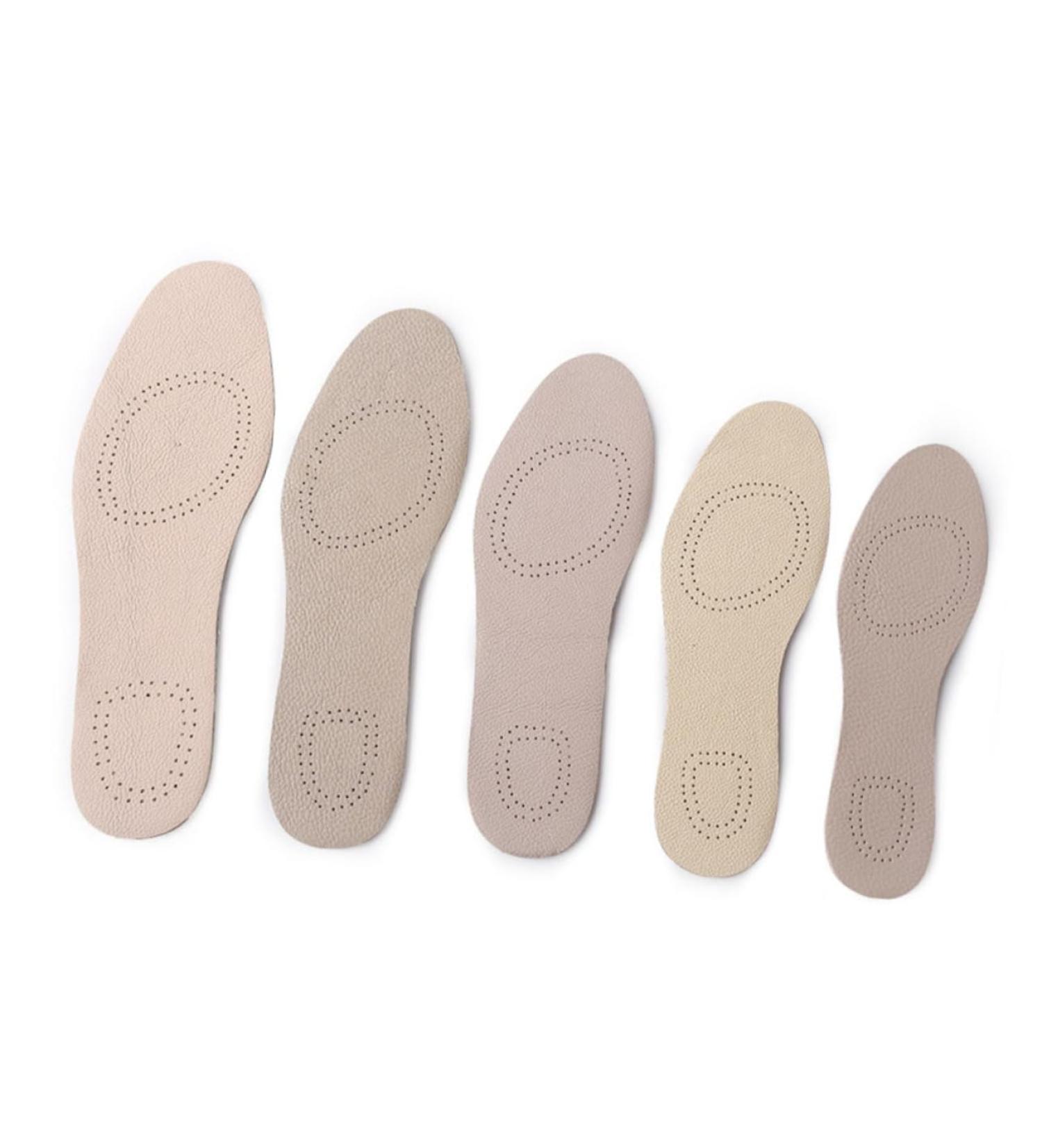 Buy Thin Leather Sports Insoles - Arch Supports for Plantar Fasciitis - Odor-Resistant & Comfortable - 25.3cm Full Pad - Buy Online on GoSupps.com