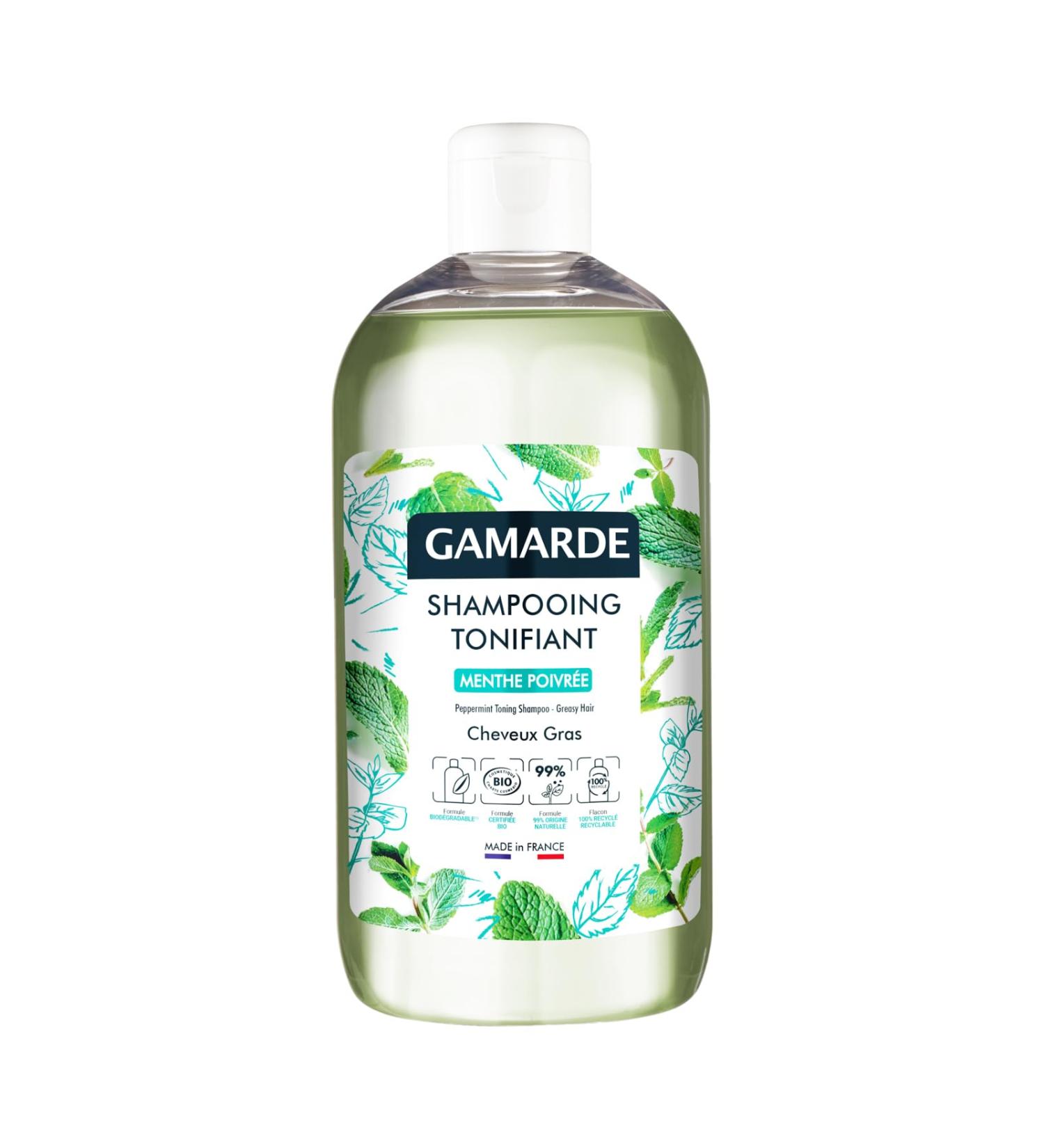 Perppermint Toning Shampoo - Greasy Hair by Gamarde for Unisex - 16.9 oz Shampoo