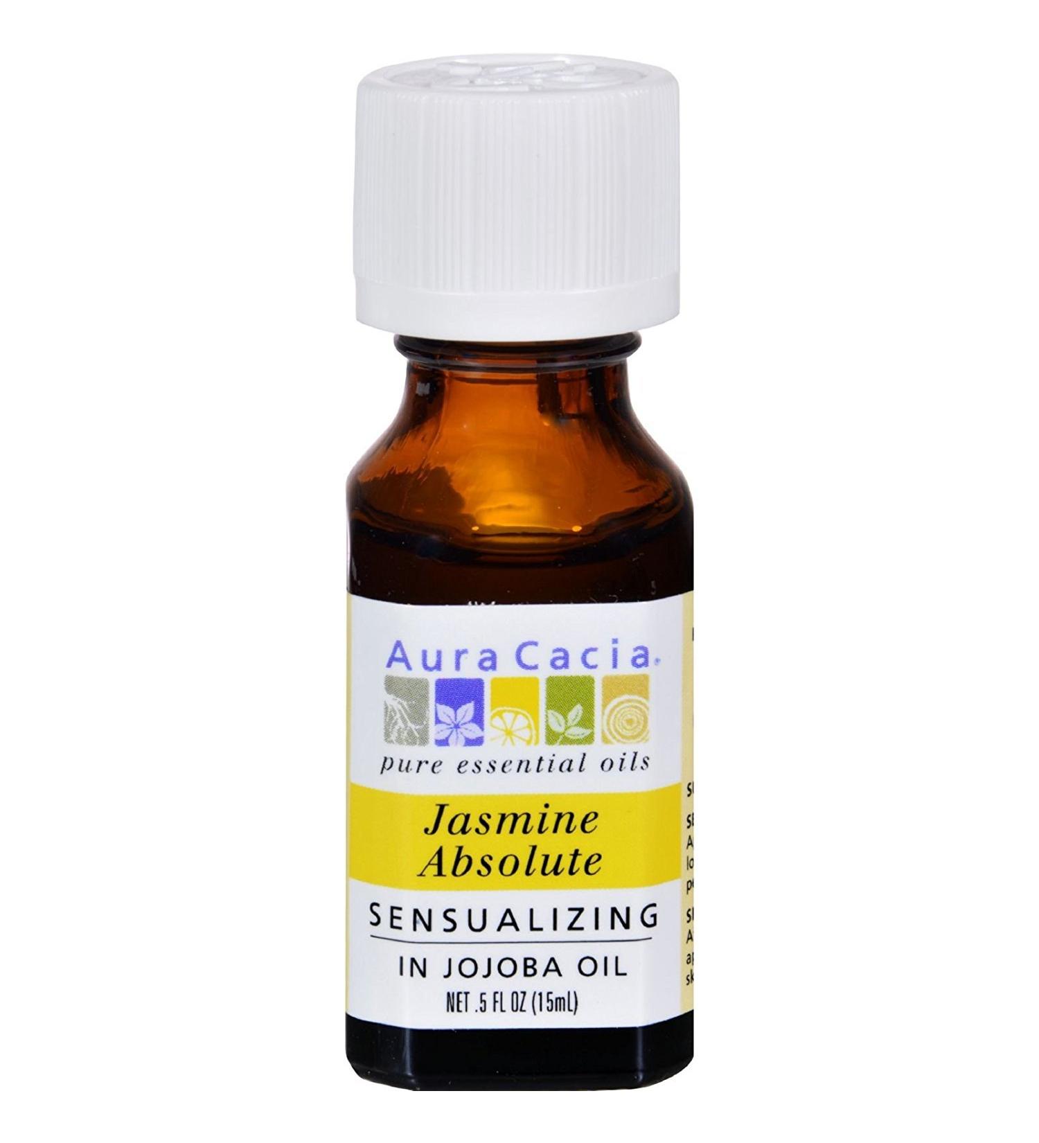 Aura Cacia - Jasmine Absolute in Jojoba Oil - 0.5 fl oz
