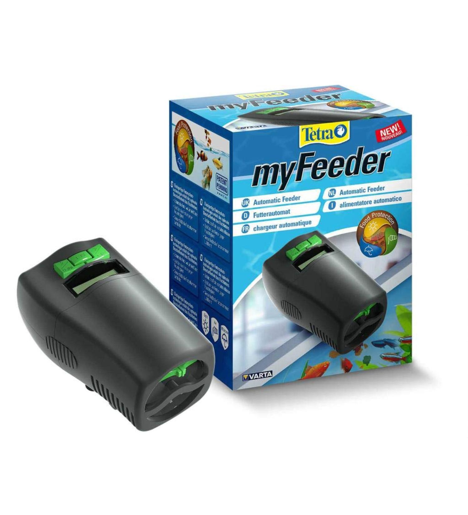 Tetra My Feeder 20 Mk Black - Automatic Digital Fish Feeder with Digital Display - Buy Online on GoSupps.com