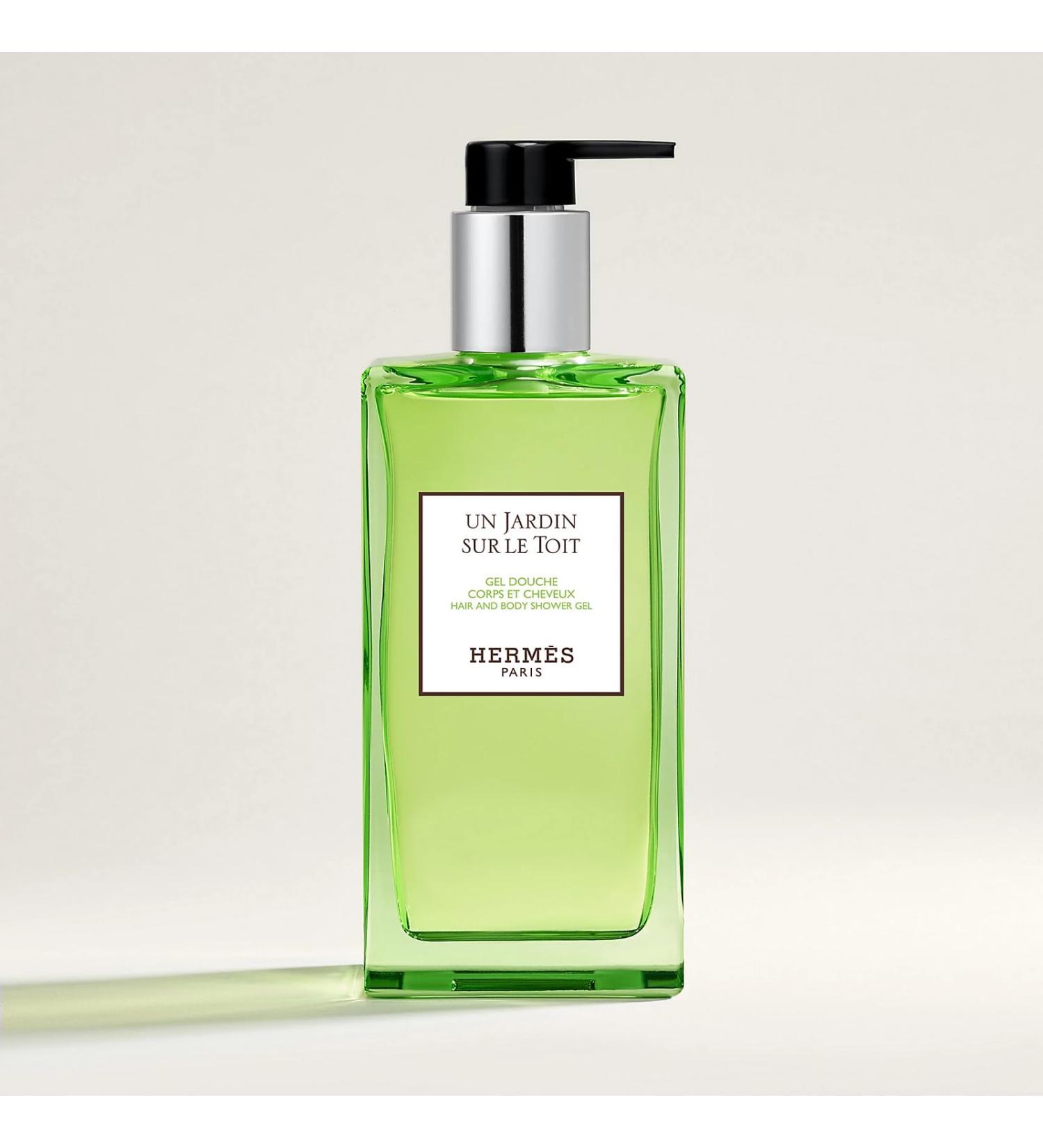 Hermes Un Jardin Sur Le Toit Hair and Body Shower Gel 6.5 Ounce (Refillable) 6.5 Ounce (Pack of 1) Un Jardin Sur Le Toit