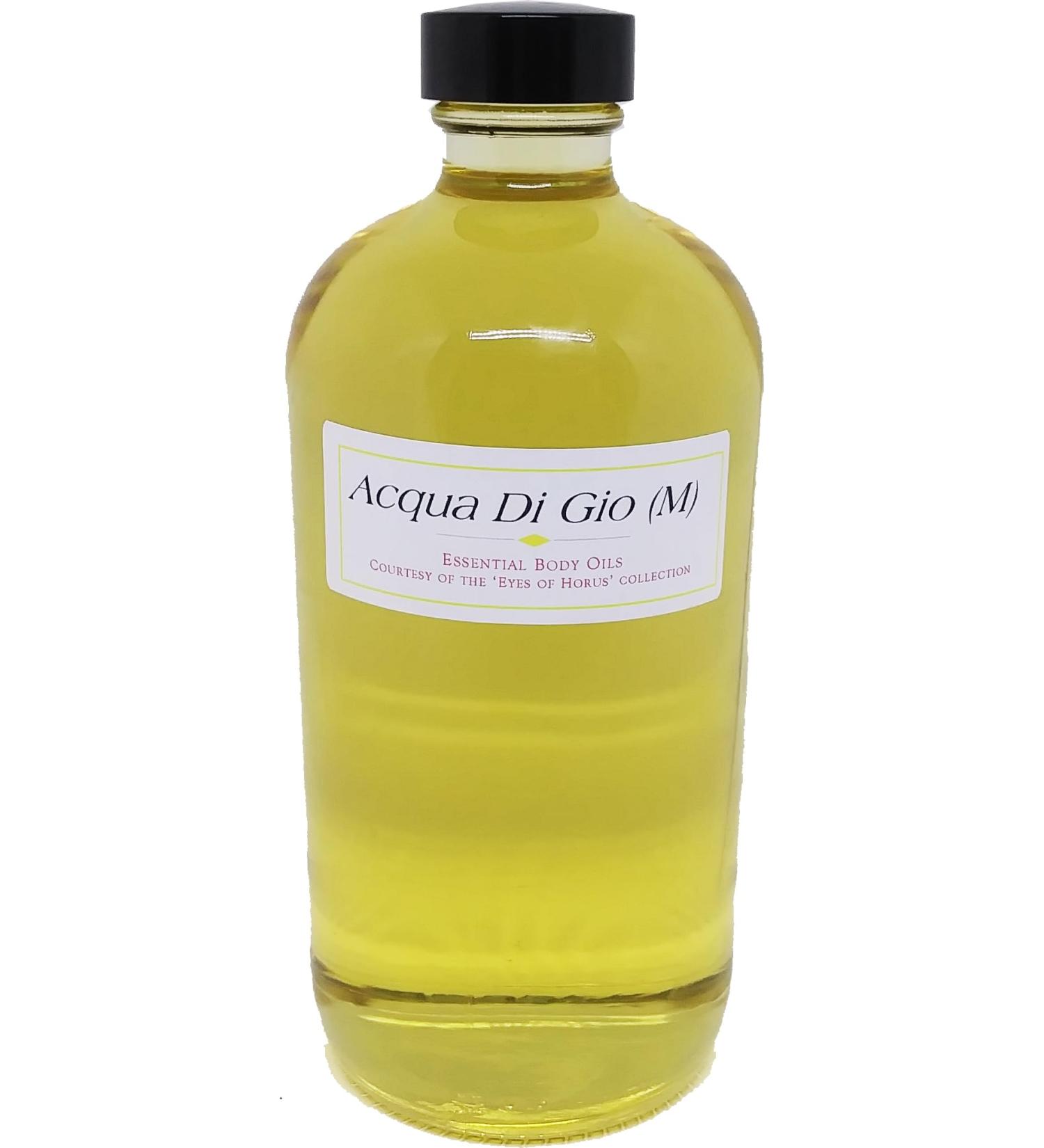 Acqua Di Gio - Type GA For Men Scented Body Oil Fragrance Regular Cap - Light Gold - 16 oz. - ID#23554 16 Fl Oz (Pack of 1)