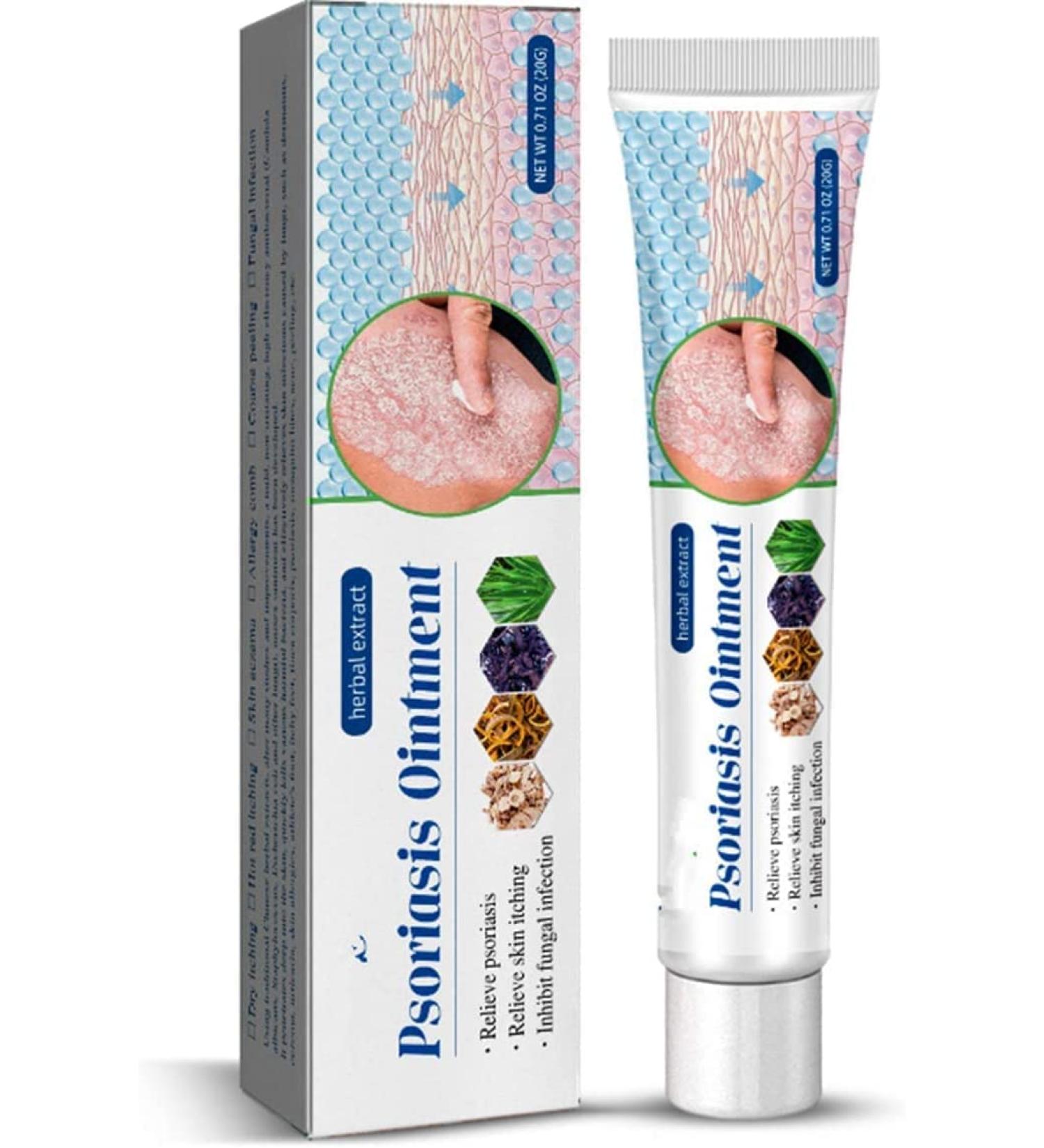 Eczema & Psoriasis Cream - Natural Relief for Dry, Itchy Skin | Scalp Rash Redness Acne - Buy Online on GoSupps.com
