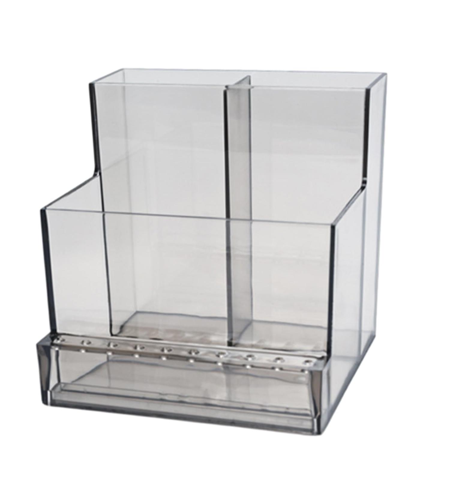 10Hole Nail Drill Machine & Bits Storage Box Nail Drill Grinding Bit Organizer Nail Drill Tool Displayer Holder Case Nail Drill Bits Holder Organizer Transparent gray - Buy Online on GoSupps.com