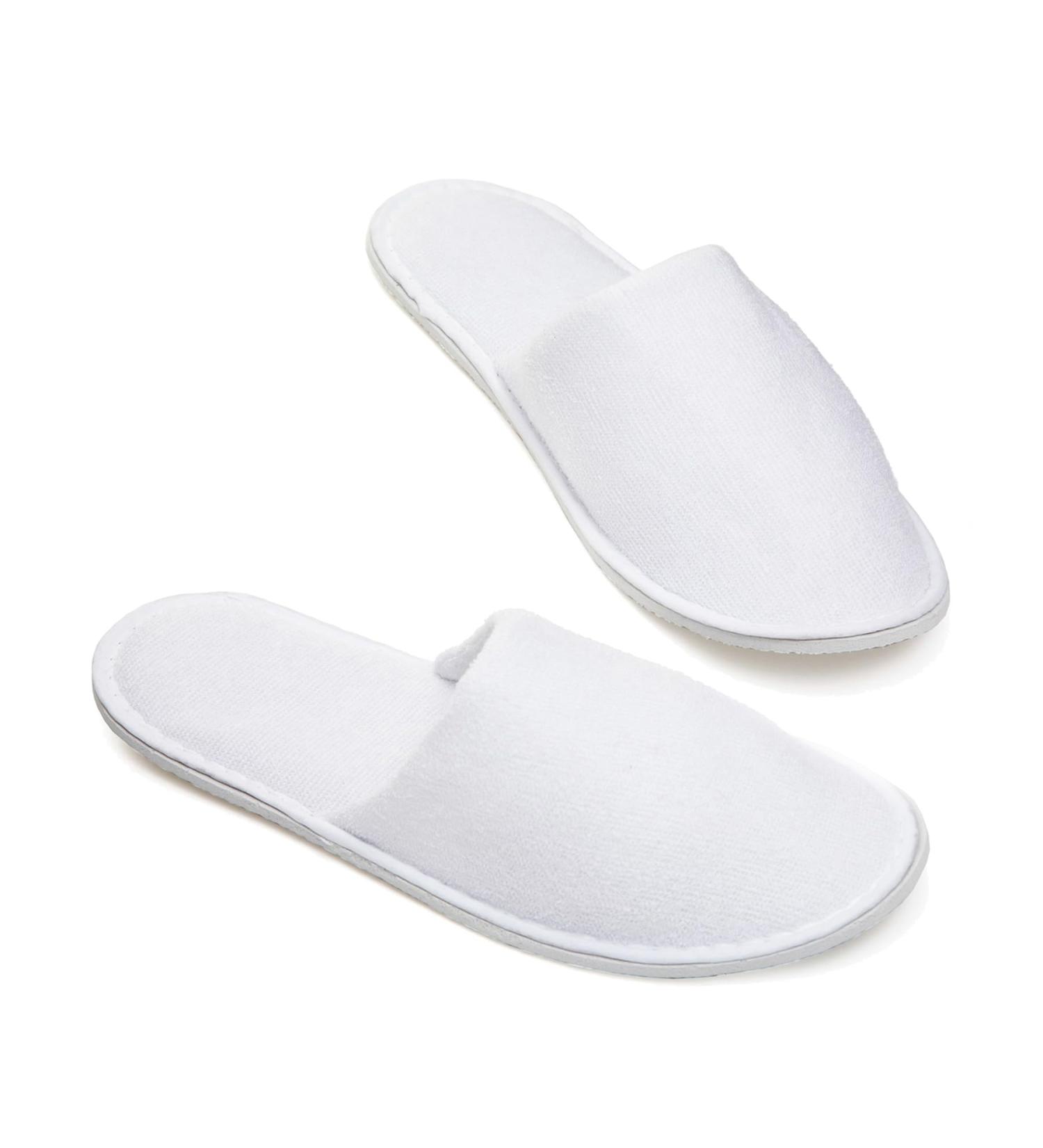 Buy NatureCa Hotelslipper Set - 6 Pairs Universal Size Terry Slippers for Men & Women | Ideal Wedding Guest Shoes | Comfortable Polyester Mixture - Buy Online on GoSupps.com