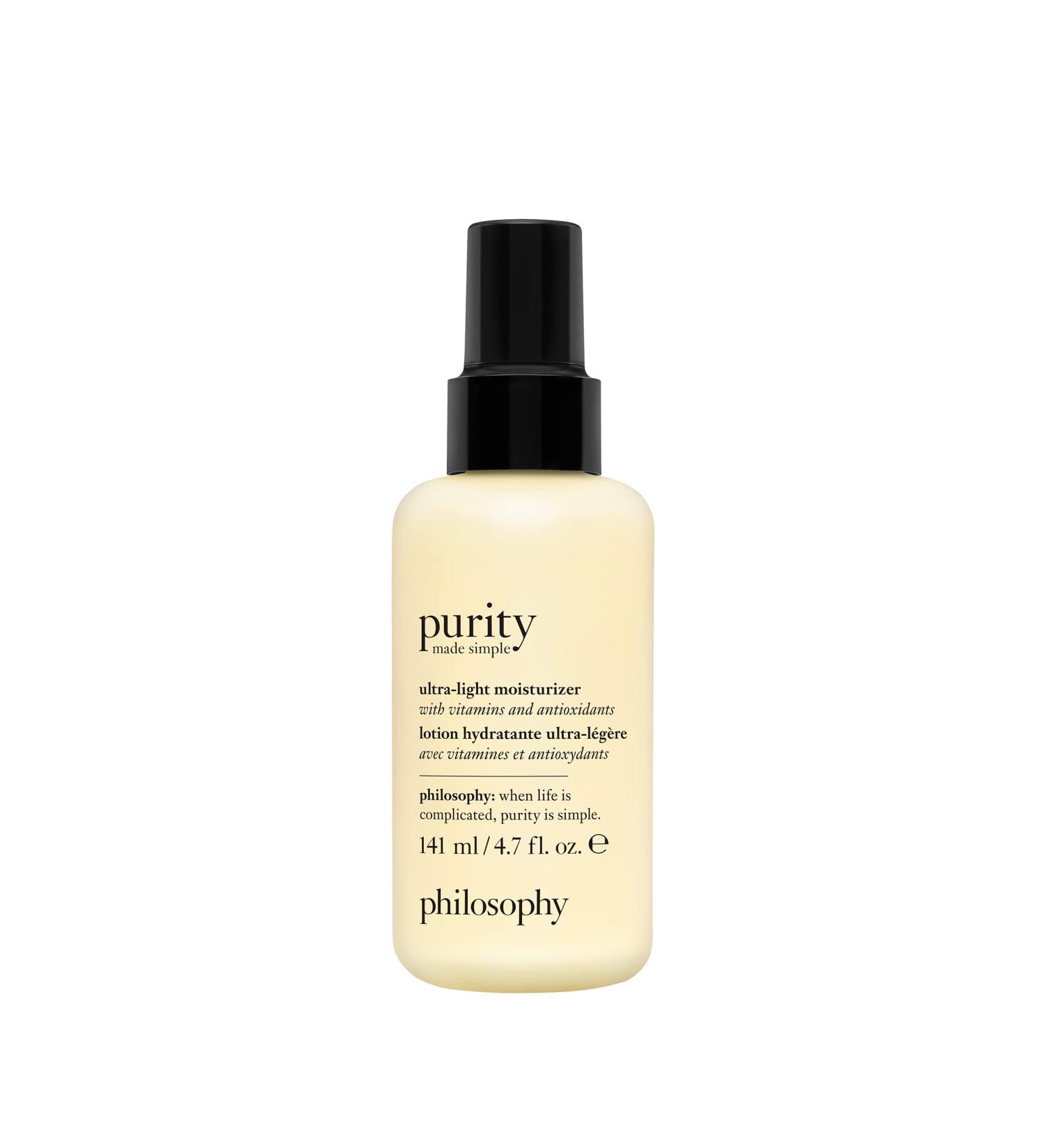 Philosophy Purity Made Simple Ultra-Light Moisturizer 4.7 fl oz | Best Lightweight Hydration - Buy Online on GoSupps.com