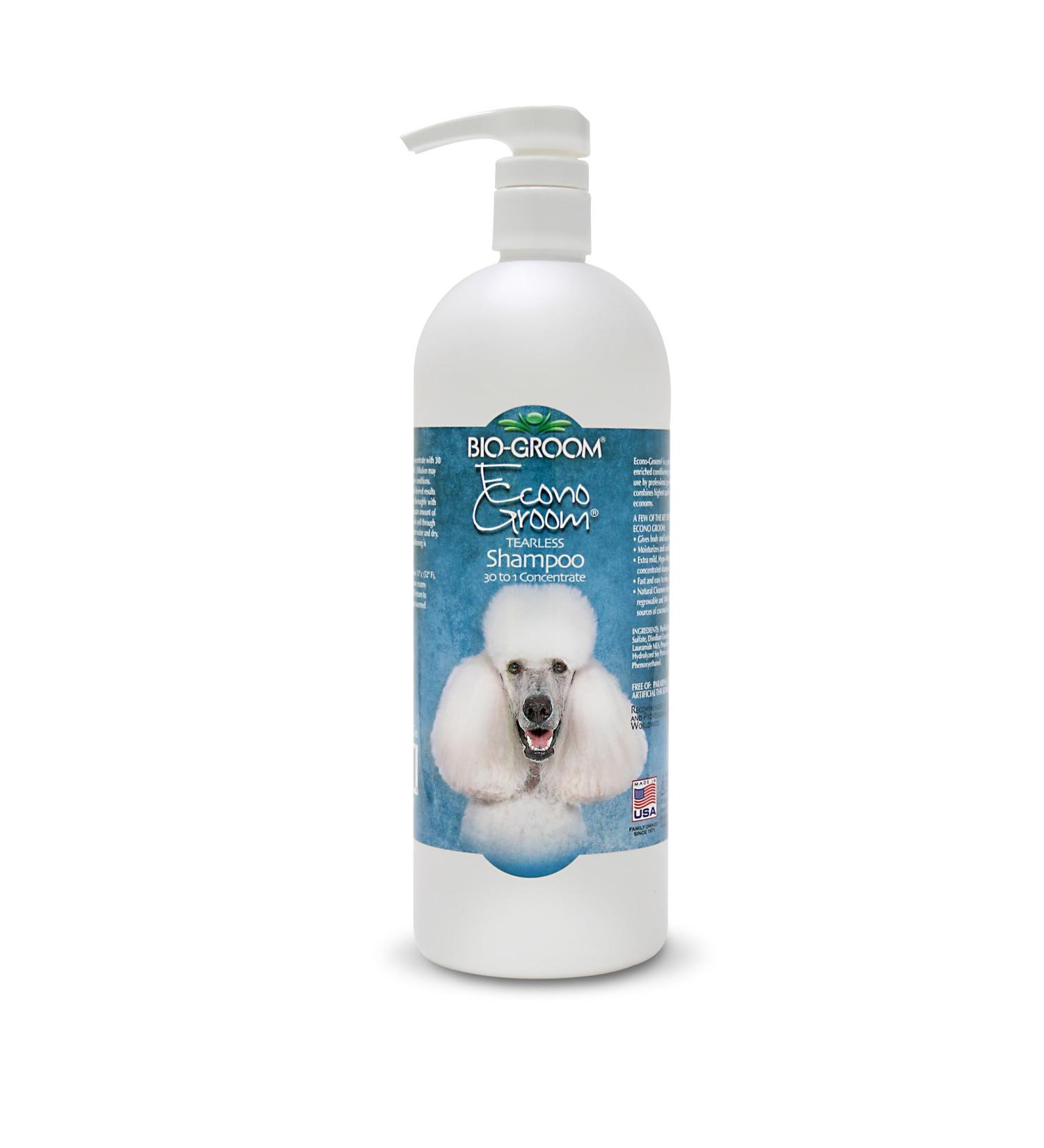 Bio-groom - Econo-Groom Concentrated Shampoo for Dogs and Puppies 30:1 Concentrate Gentle Hypoallergenic Tear-Free Provides Fullness and Shine 946 ml - Buy Online on GoSupps.com
