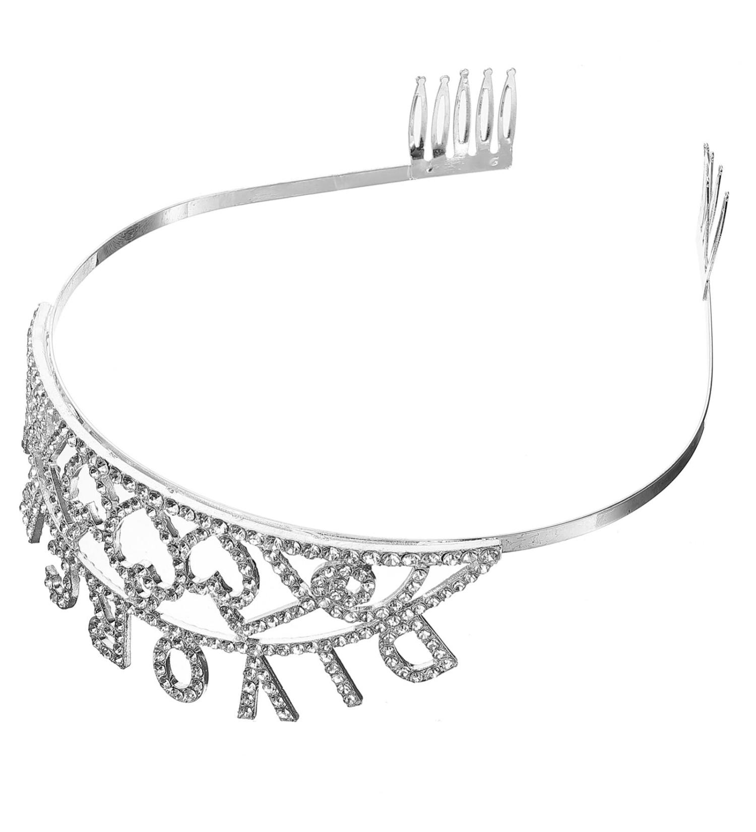 Beavorty Divorced Crown Headband Metal Divorced Letters Tiaras Hair Hoop Party Hair Decorations For Women - Buy Online on GoSupps.com