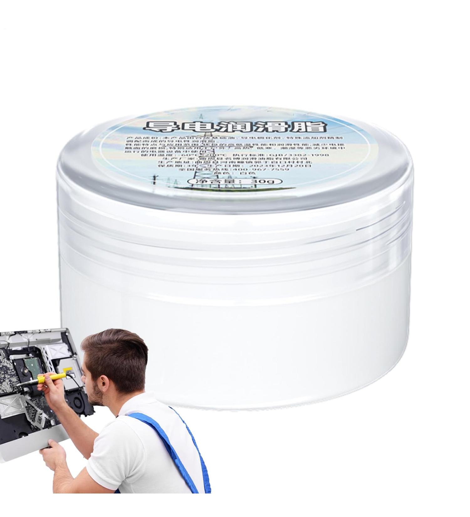 Electrically Conductive Grease - 30g Contact Paste High Temperature Anti-Rust Lubricant Battery Terminal Connector Protection Circuit Switch Maintenance Gel | For Auto Mechanics - Buy Online on GoSupps.com