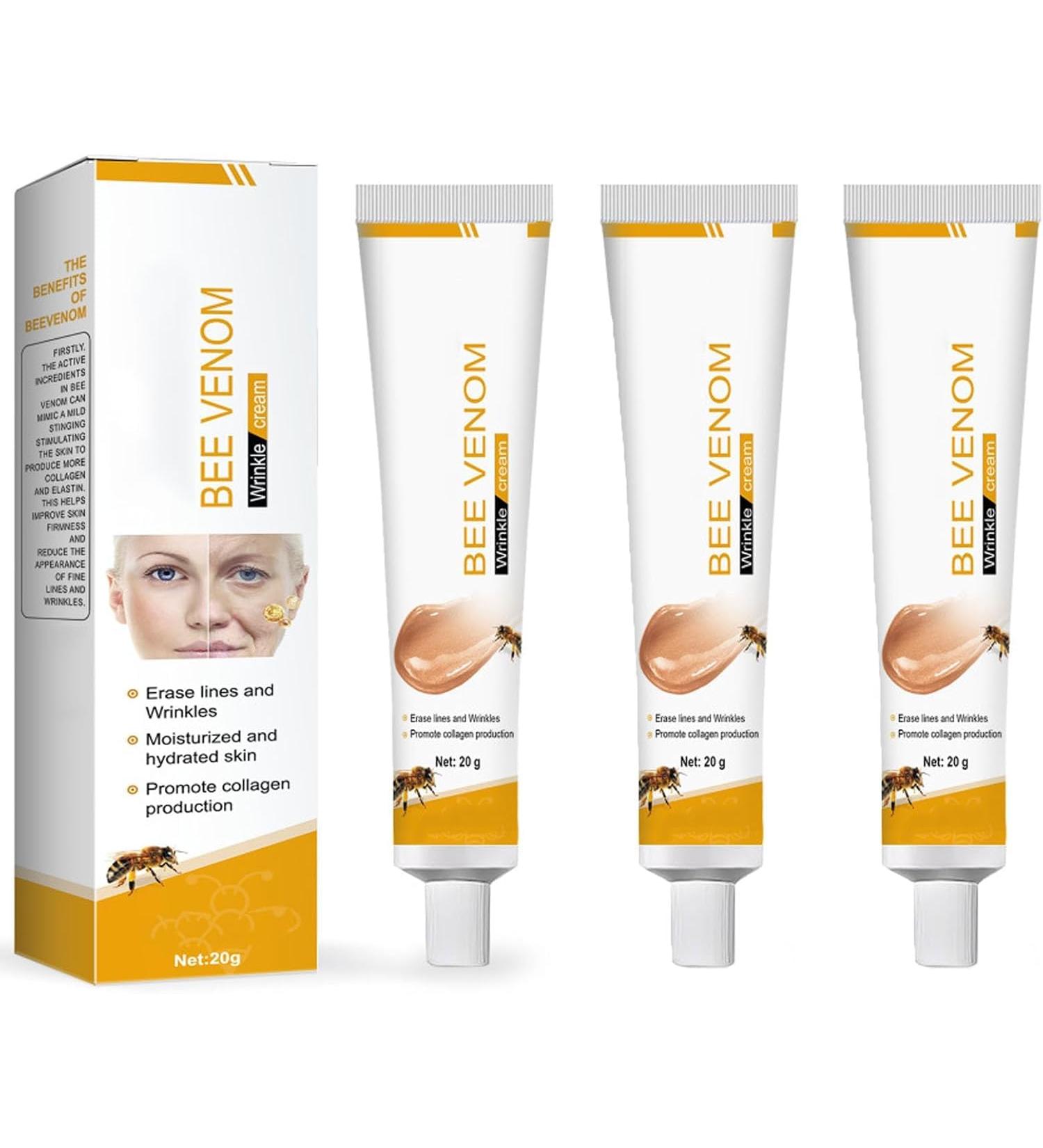  Jesshiny Rekulo 3-Pack Anti-Wrinkle Bee Venom Creams 2026 Skin Care and Anti-Aging Face Cream with 2026 Bee Venom Firming Serum for All Skin Types - Buy Online on GoSupps.com