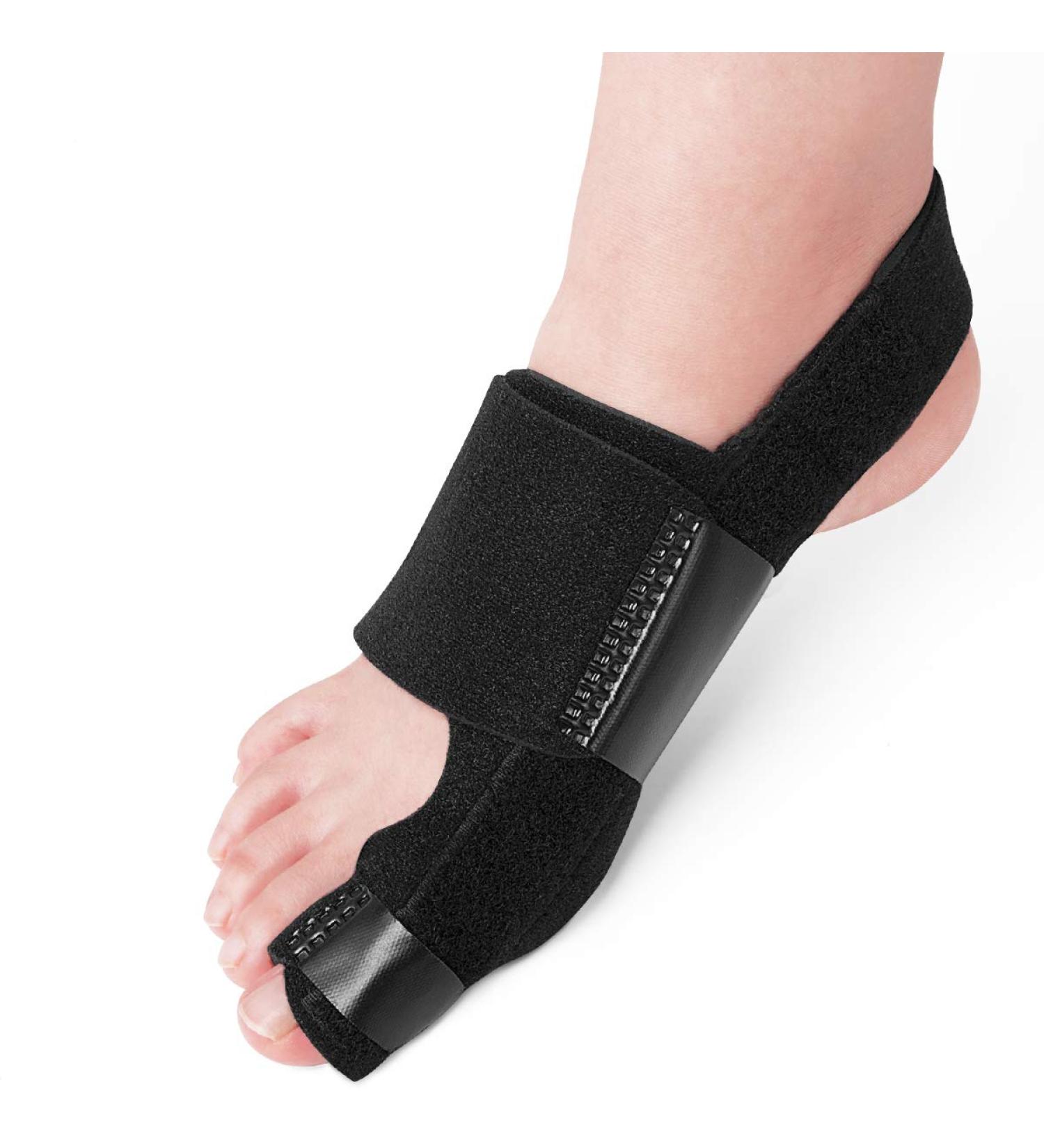 AVIDDA Bunion Splints Big Toe Straightener for Day and Night Pain Relief - Black Right Corrector for Bent Toes - 1 PC - Buy Online on GoSupps.com