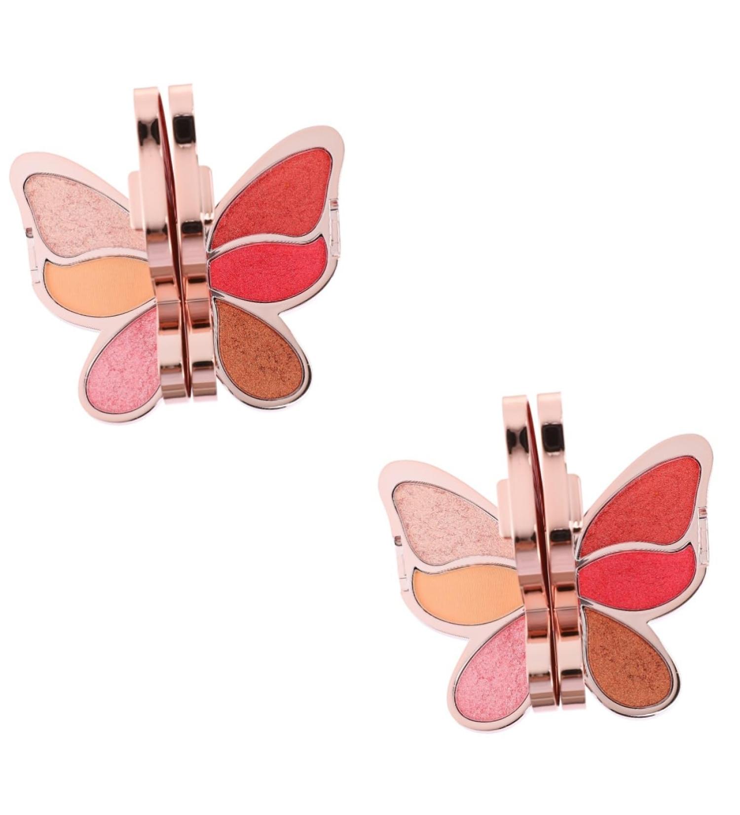 FOMIYES 2 Pcs Eyeshadow Palette Cream Eyeshadow Glitter Makeup Creamy Blush Eye Shadow Supplies Woman Girl 1 count (Pack of 1) As Shown 2x2pcs - Buy Online on GoSupps.com