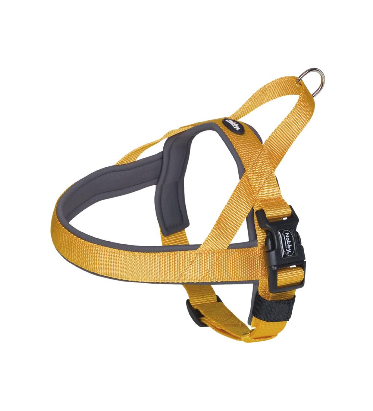 Nobby Norwegian Harness Classic Preno - Orange/Grey | Size L 50-64 cm | Premium Quality Comfortable Fit for Dogs - Buy Online on GoSupps.com